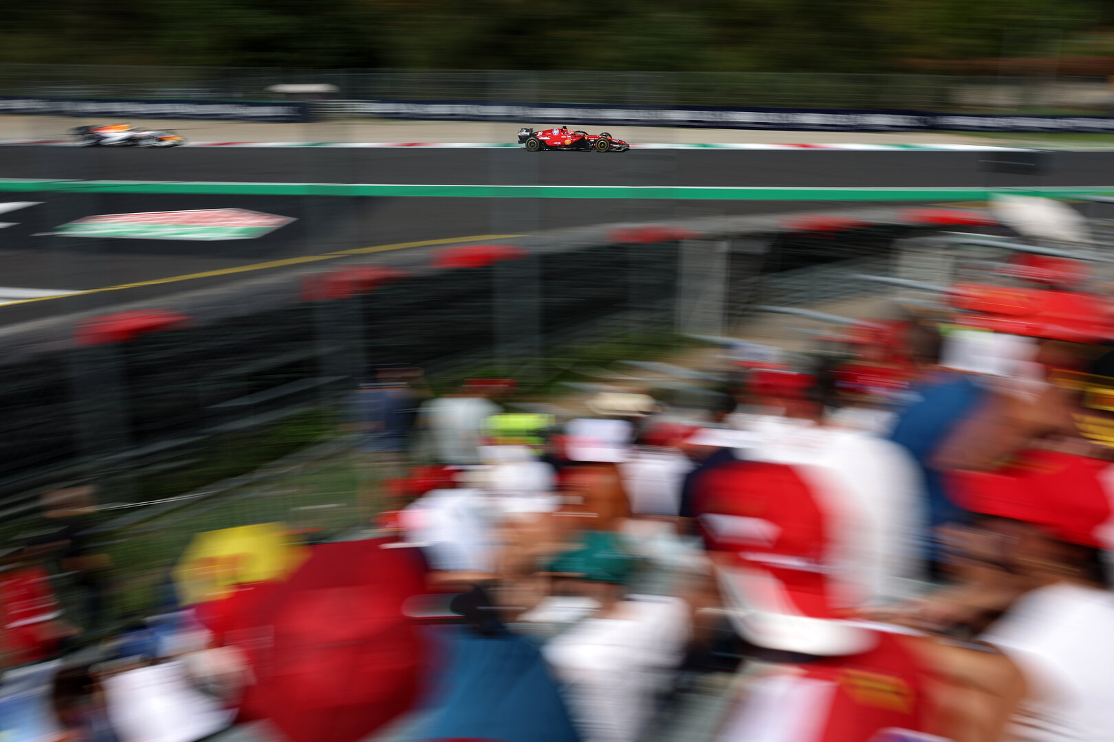 GP ITALIA, Charles Leclerc (MON) Ferrari SF-26.
04.09.2026. Formula 1 World Championship, Rd 13, Italian Grand Prix, Monza, Italy, Practice Day.
 - www.xpbimages.com, EMail: requests@xpbimages.com © Copyright:  Rew / XPB Images