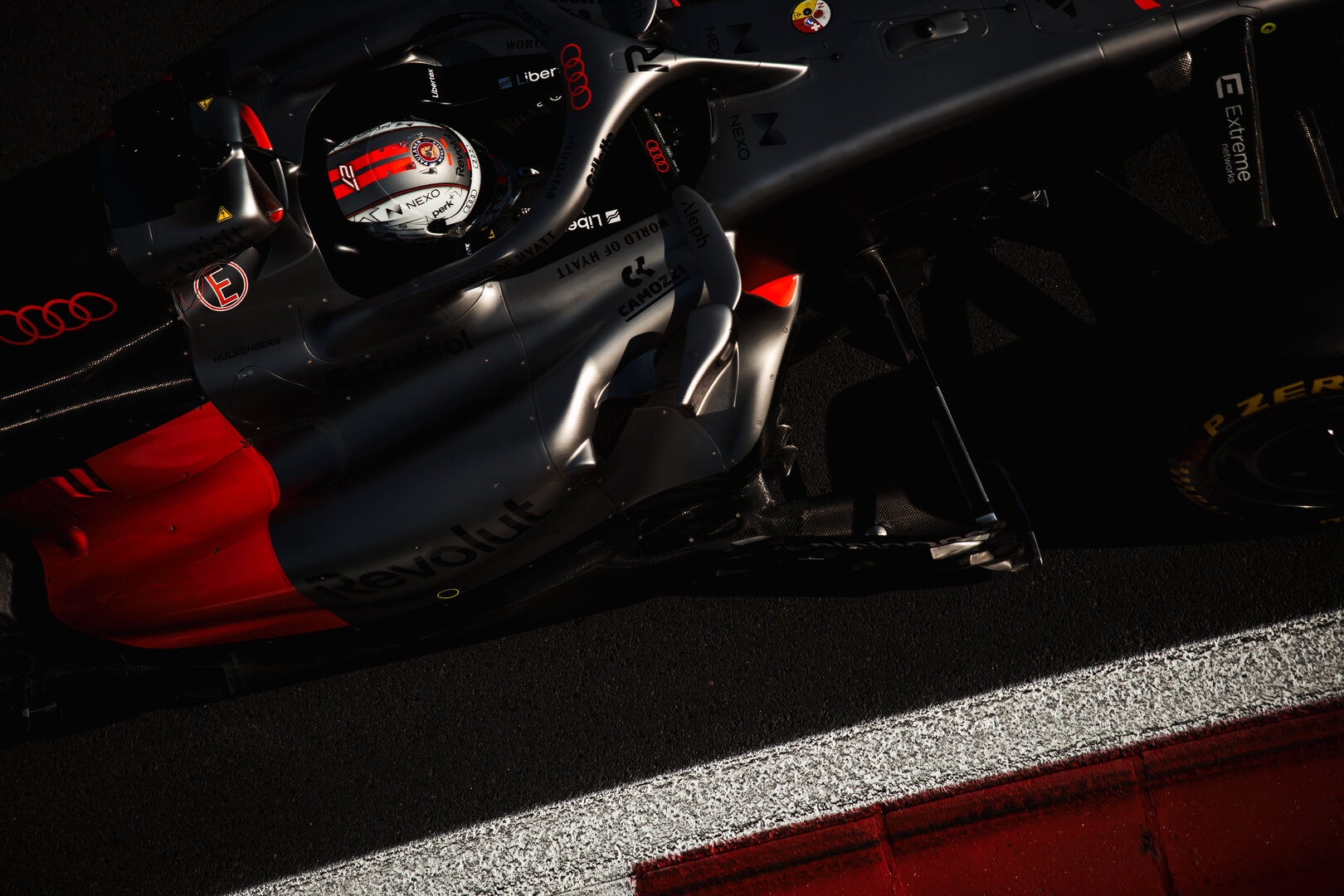 GP ITALIA, Nico Hulkenberg (GER) Audi F1 Team R26.
04.09.2026. Formula 1 World Championship, Rd 13, Italian Grand Prix, Monza, Italy, Practice Day.
- www.xpbimages.com, EMail: requests@xpbimages.com © Copyright: Bearne / XPB Images