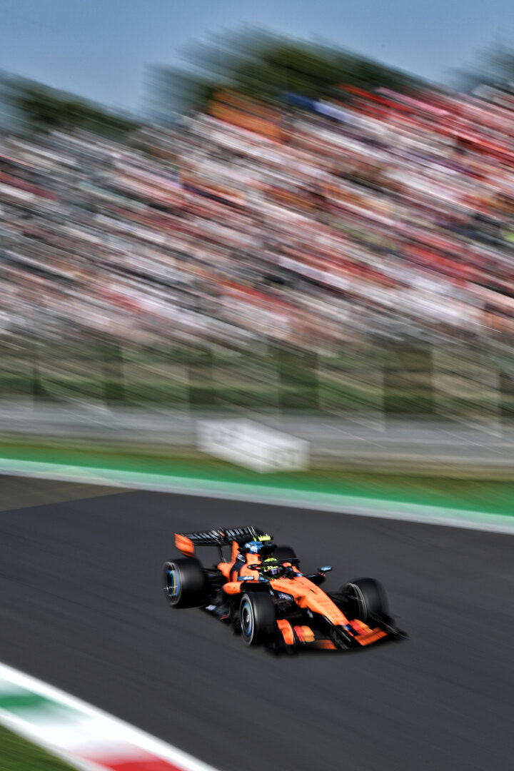 GP ITALIA, Lando Norris (GBR) McLaren F1 Team MCL40.
04.09.2026. Formula 1 World Championship, Rd 13, Italian Grand Prix, Monza, Italy, Practice Day.
- www.xpbimages.com, EMail: requests@xpbimages.com © Copyright: Price / XPB Images