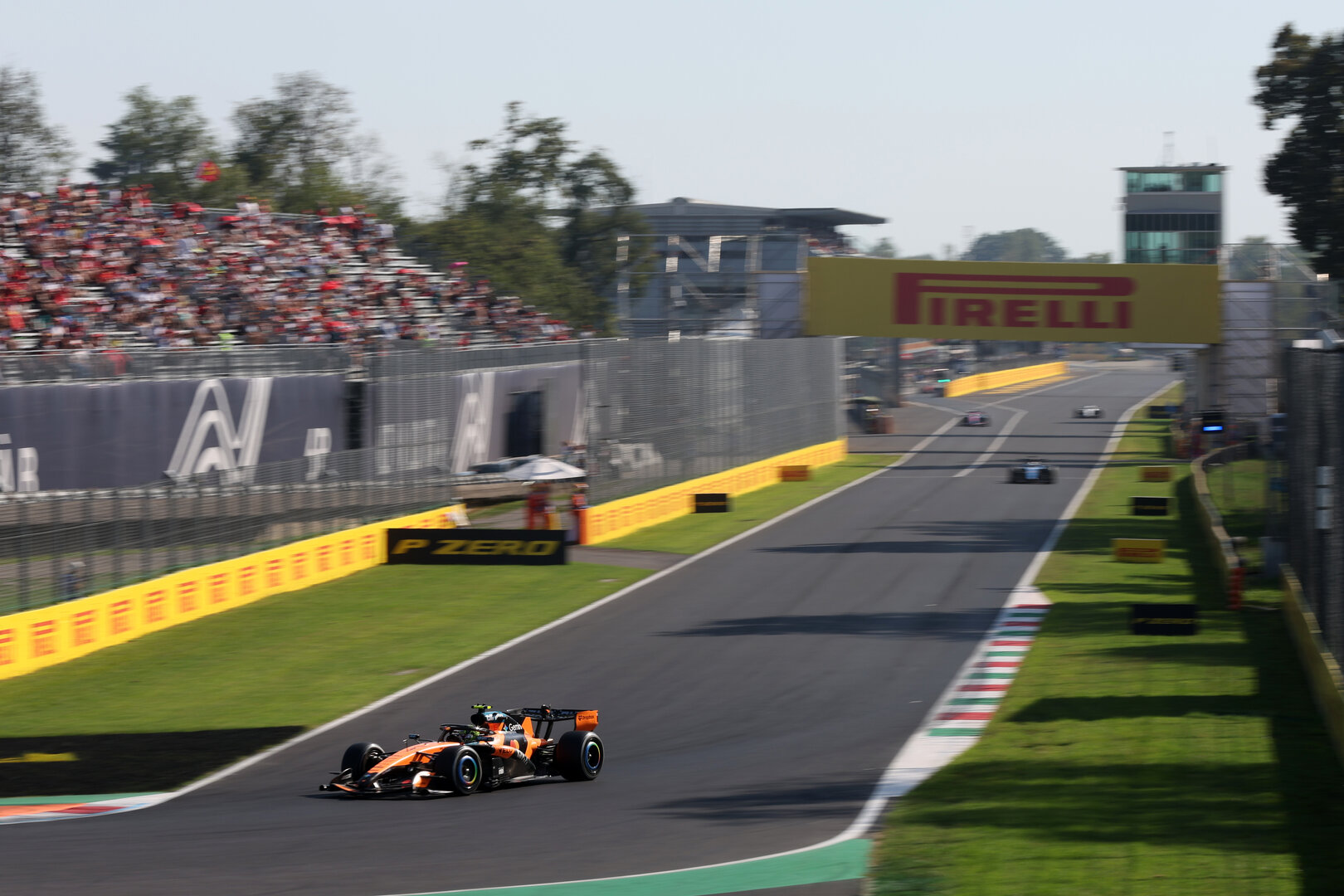 GP ITALIA, Lando Norris (GBR) McLaren F1 Team MCL40.
04.09.2026. Formula 1 World Championship, Rd 13, Italian Grand Prix, Monza, Italy, Practice Day.
- www.xpbimages.com, EMail: requests@xpbimages.com © Copyright: Dunbar / XPB Images