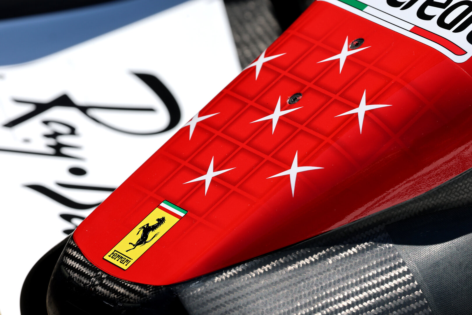 GP ITALIA, Ferrari SF-26 nosecone.
04.09.2026. Formula 1 World Championship, Rd 13, Italian Grand Prix, Monza, Italy, Practice Day.
- www.xpbimages.com, EMail: requests@xpbimages.com © Copyright: Batchelor / XPB Images