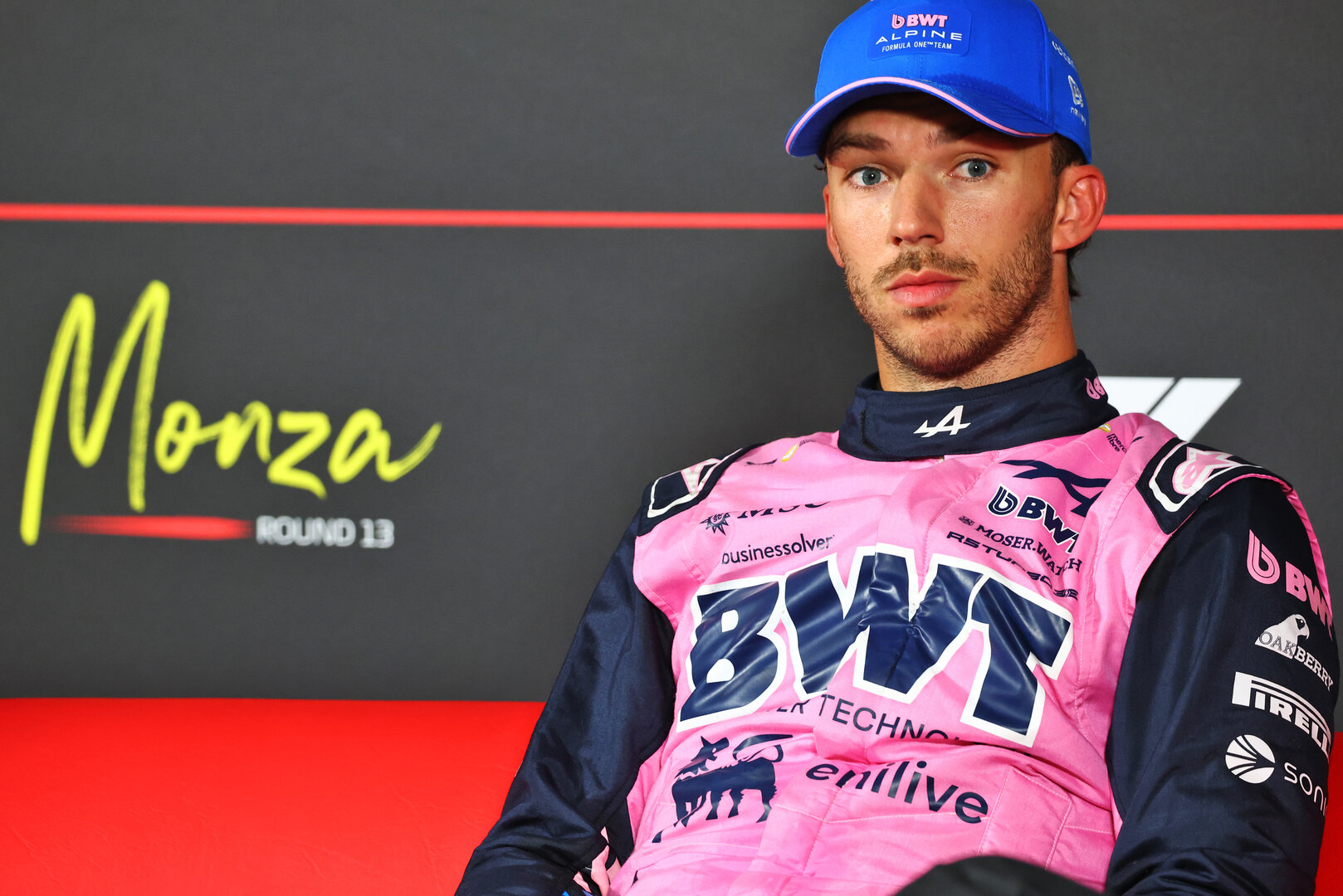 GP ITALIA, Pierre Gasly (FRA) Alpine F1 Team in the post qualifying FIA Press Conference.
05.09.2026. Formula 1 World Championship, Rd 13, Italian Grand Prix, Monza, Italy, Qualifiche Day.
- www.xpbimages.com, EMail: requests@xpbimages.com © Copyright: Bearne / XPB Images