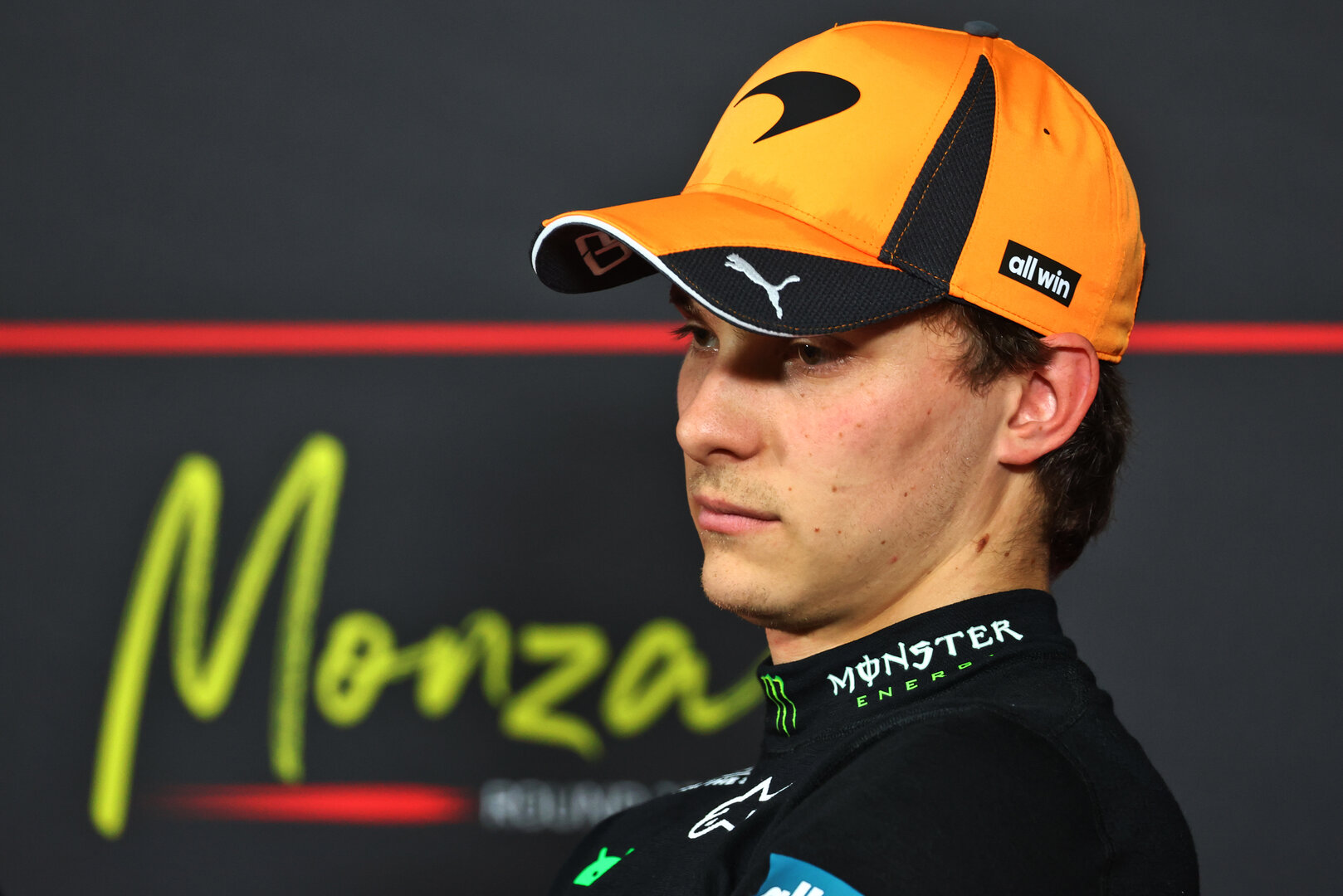 GP ITALIA, Oscar Piastri (AUS) McLaren F1 Team in the post qualifying FIA Press Conference.
05.09.2026. Formula 1 World Championship, Rd 13, Italian Grand Prix, Monza, Italy, Qualifiche Day.
- www.xpbimages.com, EMail: requests@xpbimages.com © Copyright: Bearne / XPB Images