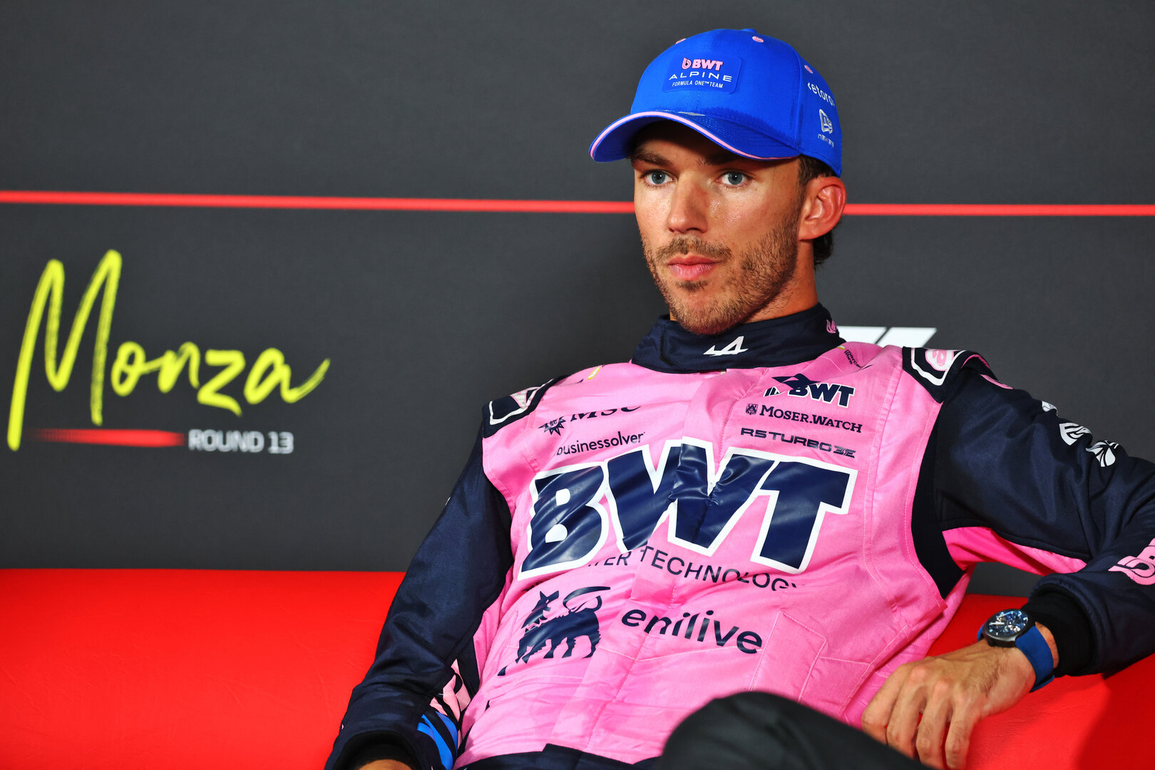 GP ITALIA, Pierre Gasly (FRA) Alpine F1 Team in the post qualifying FIA Press Conference.
05.09.2026. Formula 1 World Championship, Rd 13, Italian Grand Prix, Monza, Italy, Qualifiche Day.
- www.xpbimages.com, EMail: requests@xpbimages.com © Copyright: Bearne / XPB Images