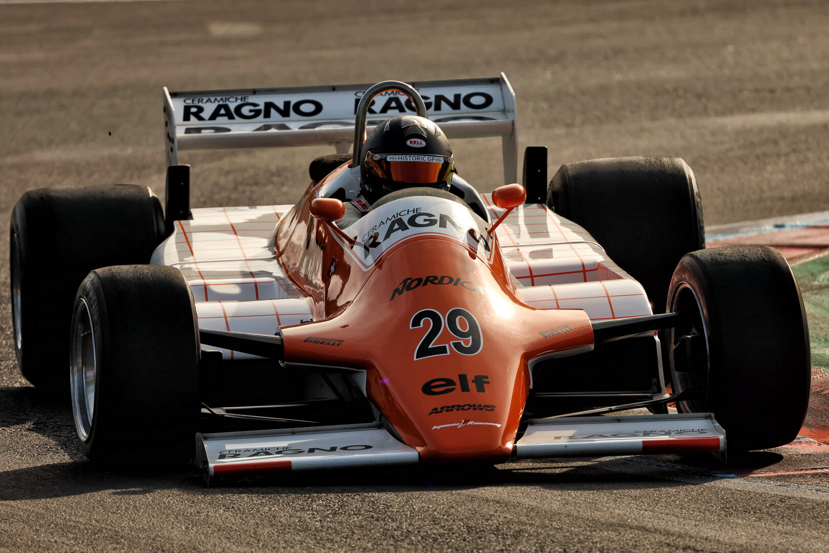 GP ITALIA, The 1982 Arrows A4.
05.09.2026. Formula 1 World Championship, Rd 13, Italian Grand Prix, Monza, Italy, Qualifiche Day.
 - www.xpbimages.com, EMail: requests@xpbimages.com © Copyright:  Rew / XPB Images