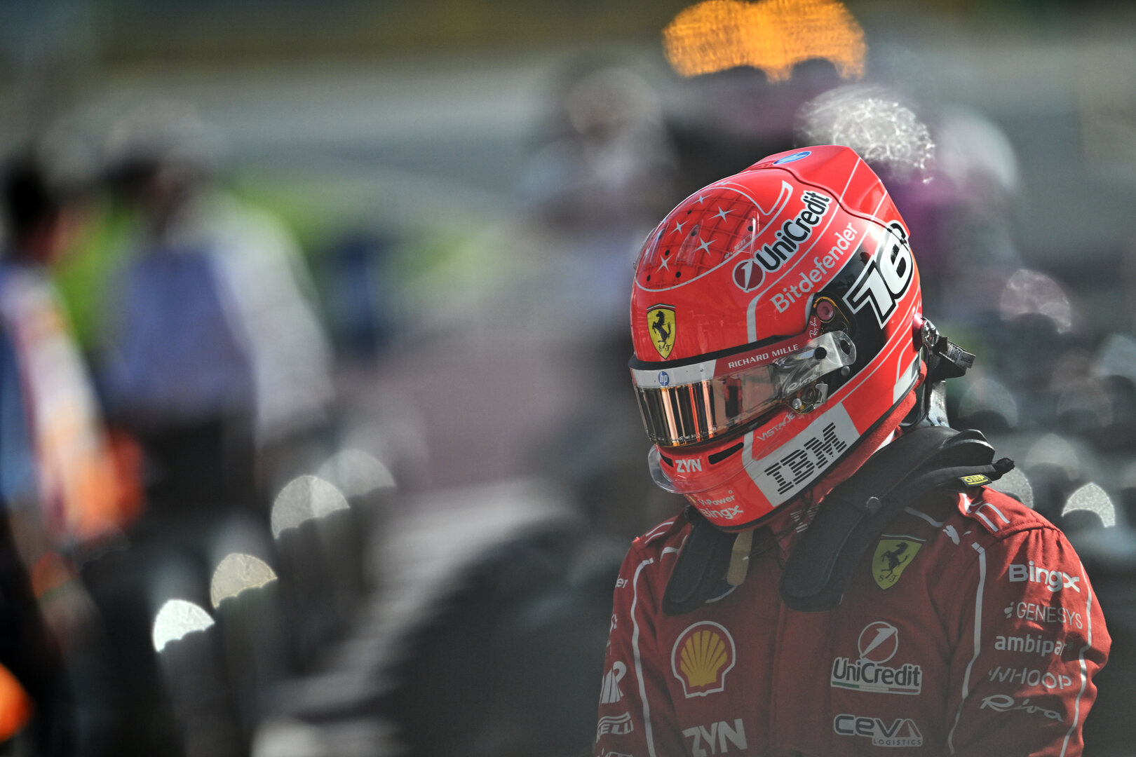 GP ITALIA, Charles Leclerc (MON) Ferrari in qualifying parc ferme.
05.09.2026. Formula 1 World Championship, Rd 13, Italian Grand Prix, Monza, Italy, Qualifiche Day.
- www.xpbimages.com, EMail: requests@xpbimages.com © Copyright: Price / XPB Images