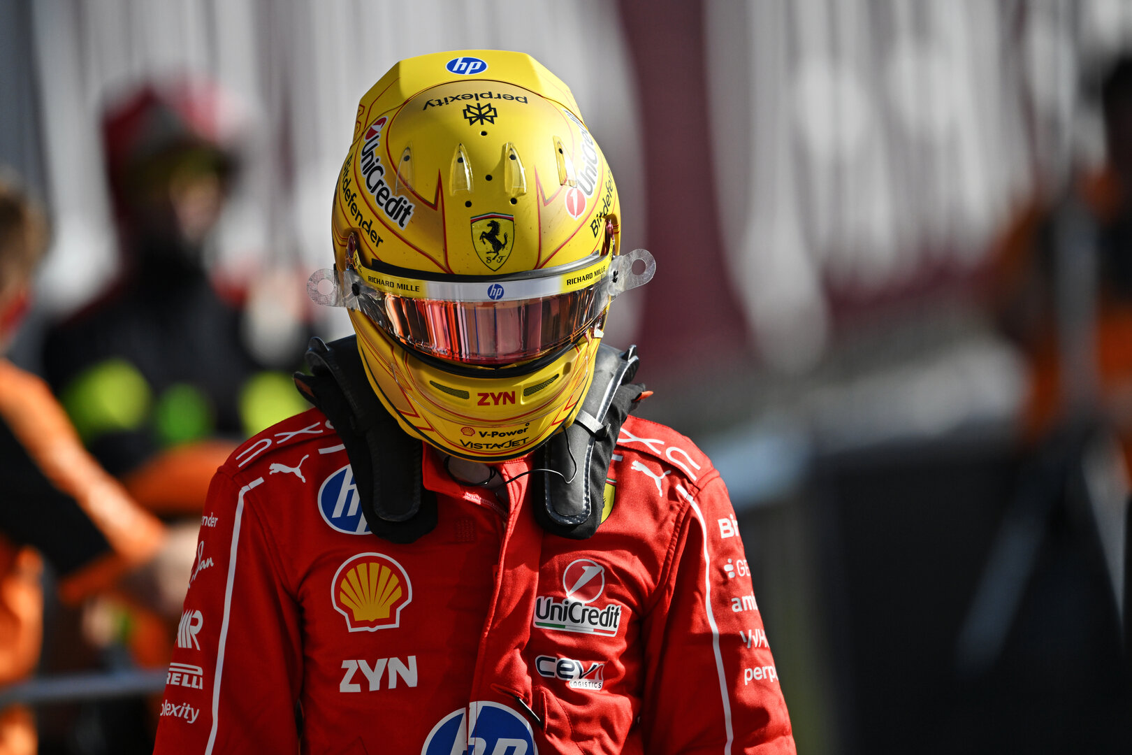 GP ITALIA, Lewis Hamilton (GBR) Ferrari in qualifying parc ferme.
05.09.2026. Formula 1 World Championship, Rd 13, Italian Grand Prix, Monza, Italy, Qualifiche Day.
- www.xpbimages.com, EMail: requests@xpbimages.com © Copyright: Price / XPB Images