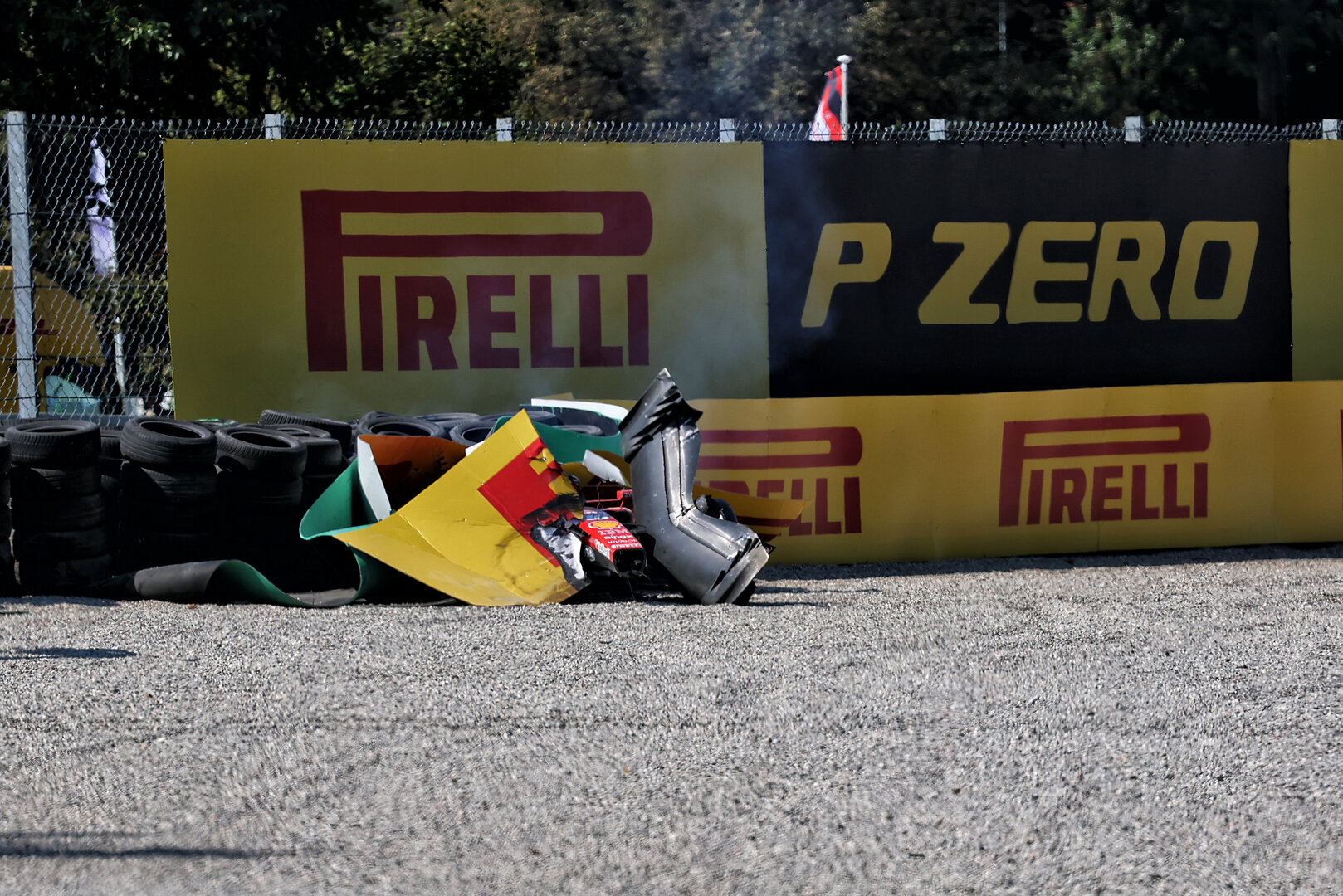 GP ITALIA, Charles Leclerc (MON) Ferrari SF-26 crashed out of the race.
06.09.2026. Formula 1 World Championship, Rd 13, Italian Grand Prix, Monza, Italy, Gara Day.
- www.xpbimages.com, EMail: requests@xpbimages.com © Copyright: Bearne / XPB Images