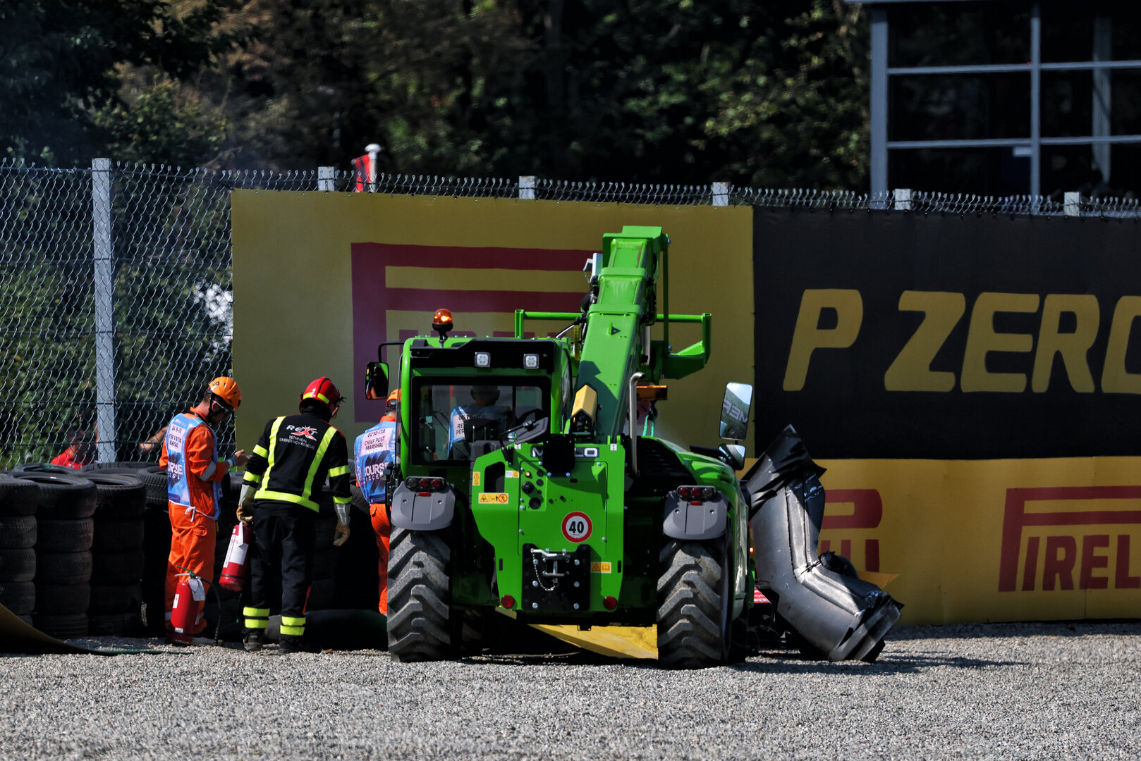 GP ITALIA, Charles Leclerc (MON) Ferrari SF-26 crashed out of the race.
06.09.2026. Formula 1 World Championship, Rd 13, Italian Grand Prix, Monza, Italy, Gara Day.
- www.xpbimages.com, EMail: requests@xpbimages.com © Copyright: Bearne / XPB Images