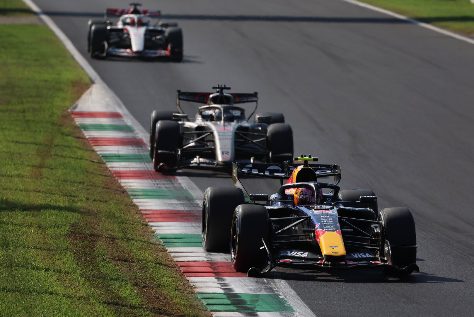 GP ITALIA, Liam Lawson (NZL) Red Bull Racing RB22.
06.09.2026. Formula 1 World Championship, Rd 13, Italian Grand Prix, Monza, Italy, Gara Day.
 - www.xpbimages.com, EMail: requests@xpbimages.com © Copyright:  Rew / XPB Images