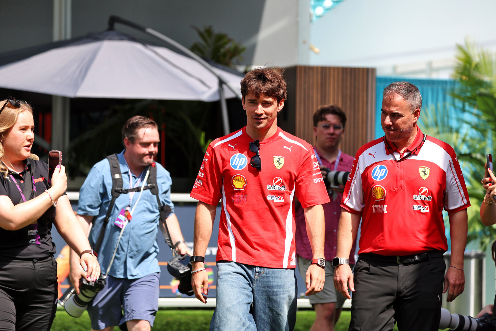 GP MIAMI, Charles Leclerc (MON) Ferrari.
30.04.2026. Formula 1 World Championship, Rd 4, Miami Grand Prix, Miami, Florida, USA, Preparation Day.
 - www.xpbimages.com, EMail: requests@xpbimages.com © Copyright: Rew / XPB Images
