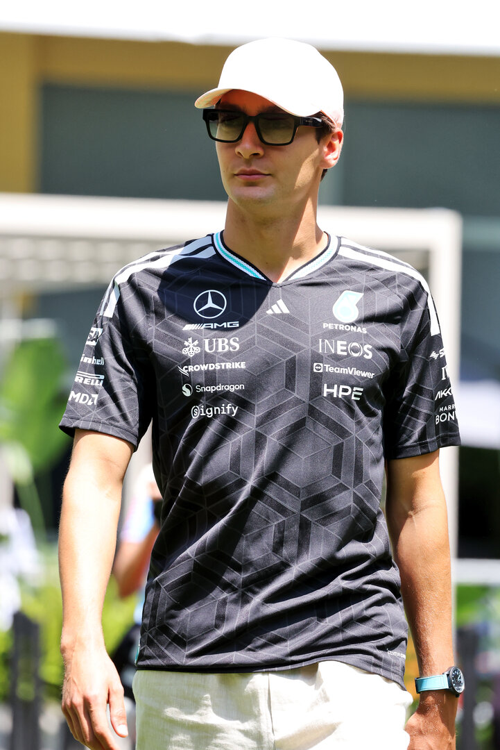 GP MIAMI, George Russell (GBR) Mercedes AMG Formula One Team.
30.04.2026. Formula 1 World Championship, Rd 4, Miami Grand Prix, Miami, Florida, USA, Preparation Day.
- www.xpbimages.com, EMail: requests@xpbimages.com © Copyright: Dunbar / XPB Images