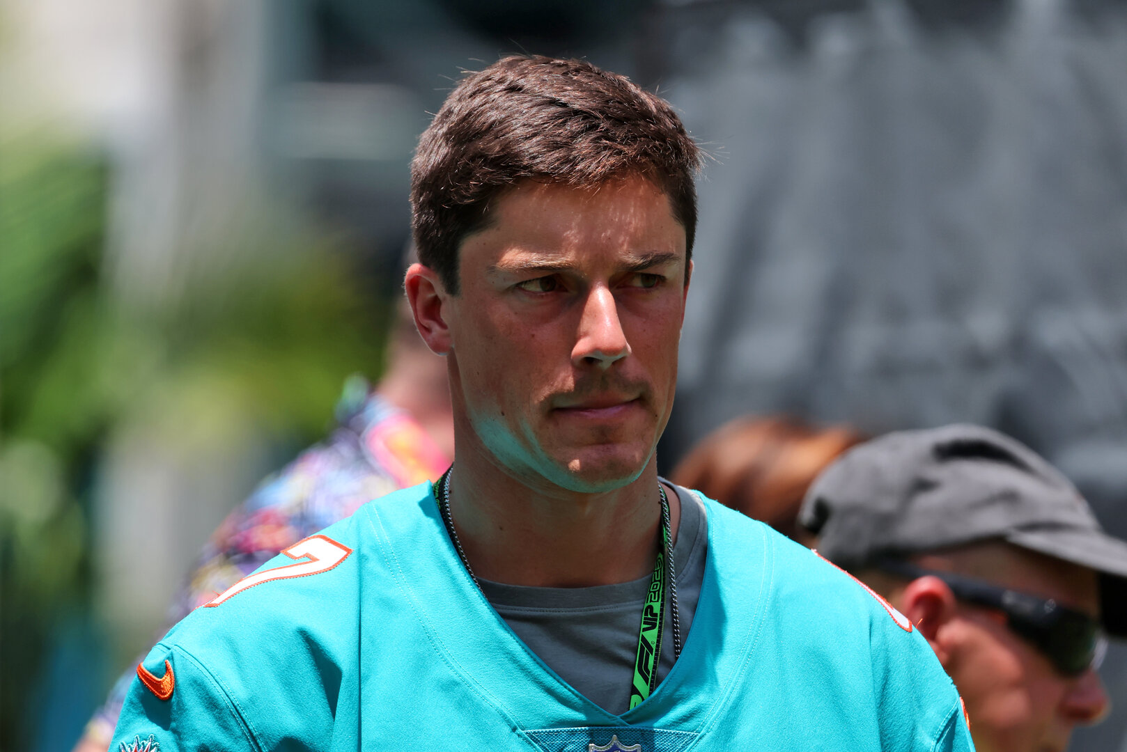 GP MIAMI, Miami Dolphins train in the paddock.
30.04.2026. Formula 1 World Championship, Rd 4, Miami Grand Prix, Miami, Florida, USA, Preparation Day.
 - www.xpbimages.com, EMail: requests@xpbimages.com © Copyright: Rew / XPB Images