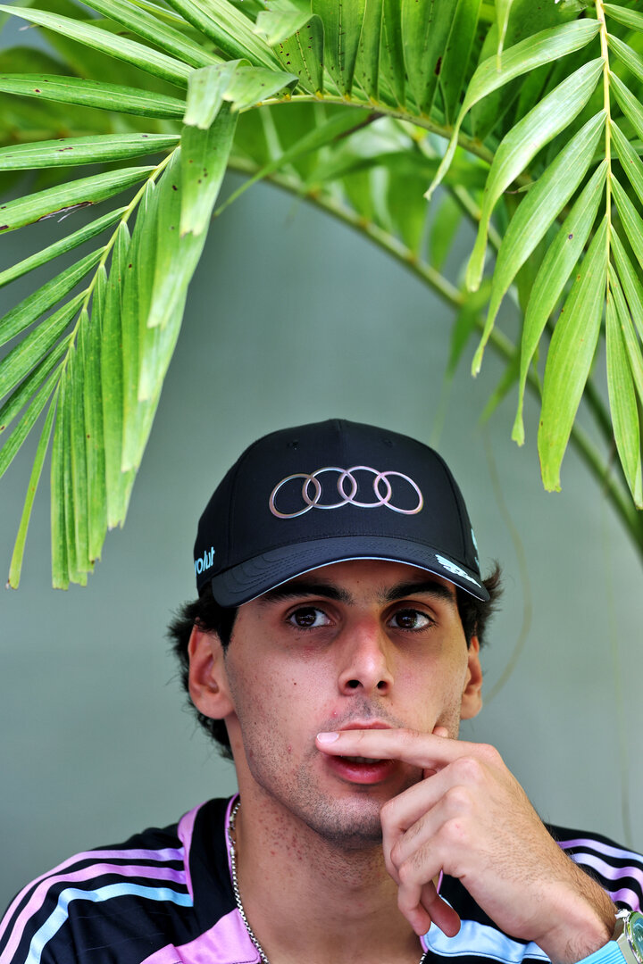 GP MIAMI, Gabriel Bortoleto (BRA) Audi F1 Team.
30.04.2026. Formula 1 World Championship, Rd 4, Miami Grand Prix, Miami, Florida, USA, Preparation Day.
- www.xpbimages.com, EMail: requests@xpbimages.com © Copyright: Moy / XPB Images