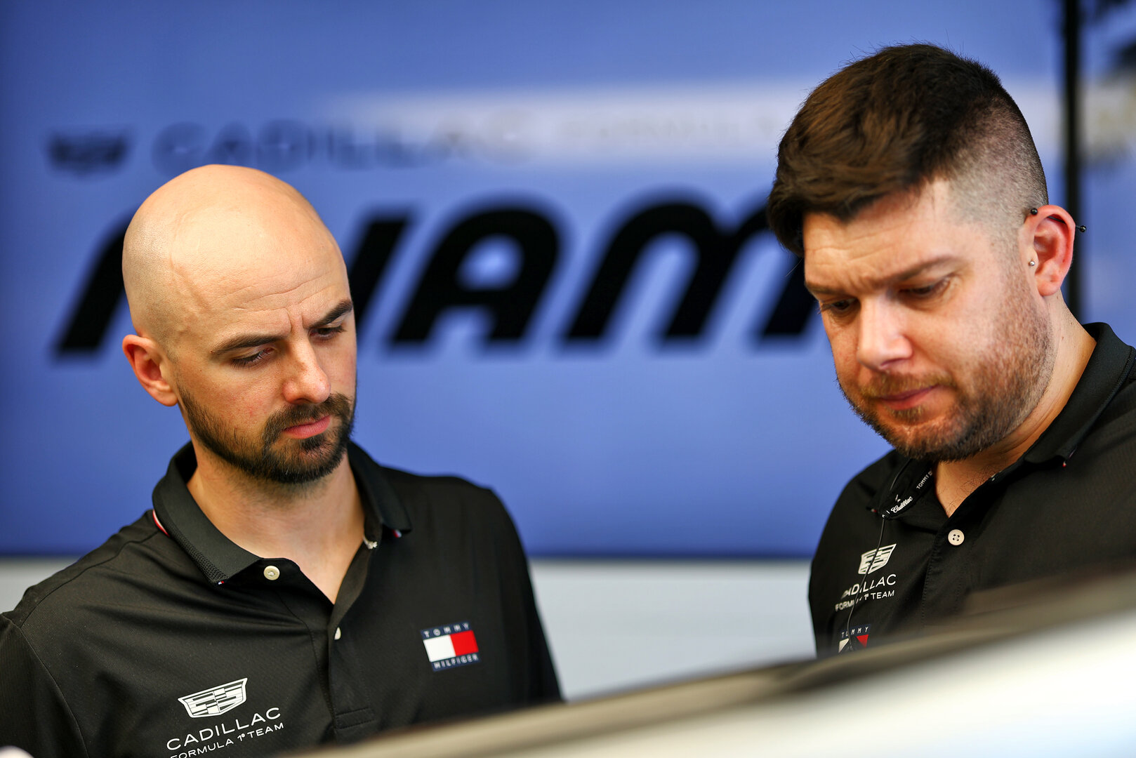 GP MIAMI, Cadillac Formula 1 Team meccanici.
30.04.2026. Formula 1 World Championship, Rd 4, Miami Grand Prix, Miami, Florida, USA, Preparation Day.
- www.xpbimages.com, EMail: requests@xpbimages.com © Copyright: Bearne / XPB Images
