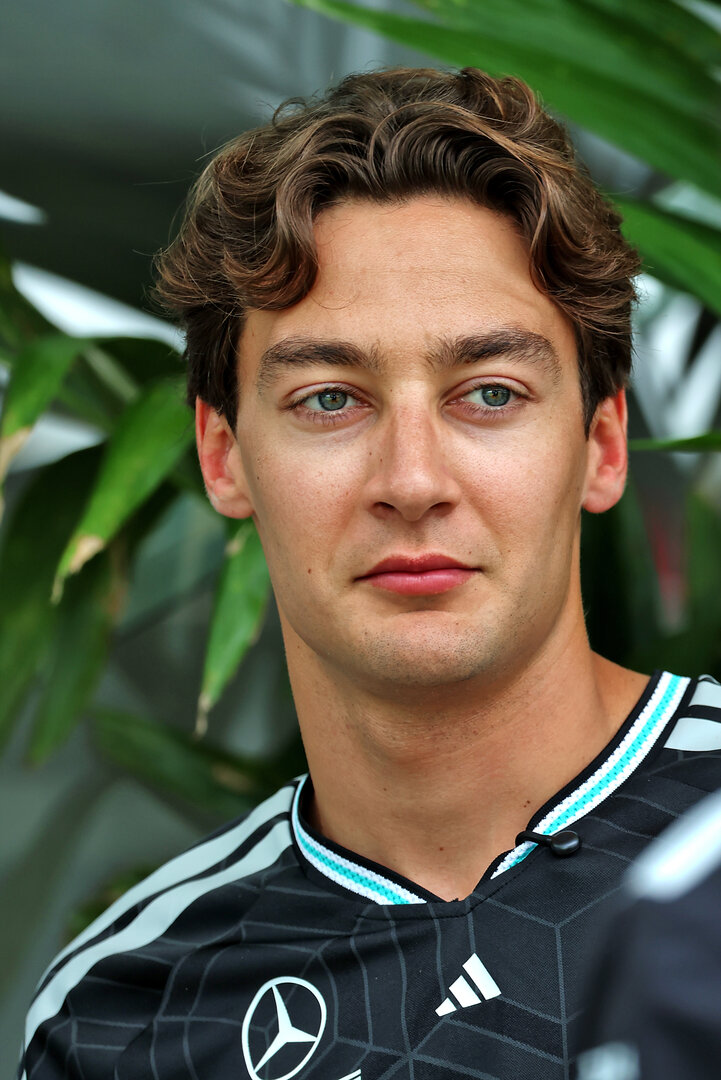GP MIAMI, George Russell (GBR) Mercedes AMG Formula One Team.
30.04.2026. Formula 1 World Championship, Rd 4, Miami Grand Prix, Miami, Florida, USA, Preparation Day.
 - www.xpbimages.com, EMail: requests@xpbimages.com © Copyright: Rew / XPB Images