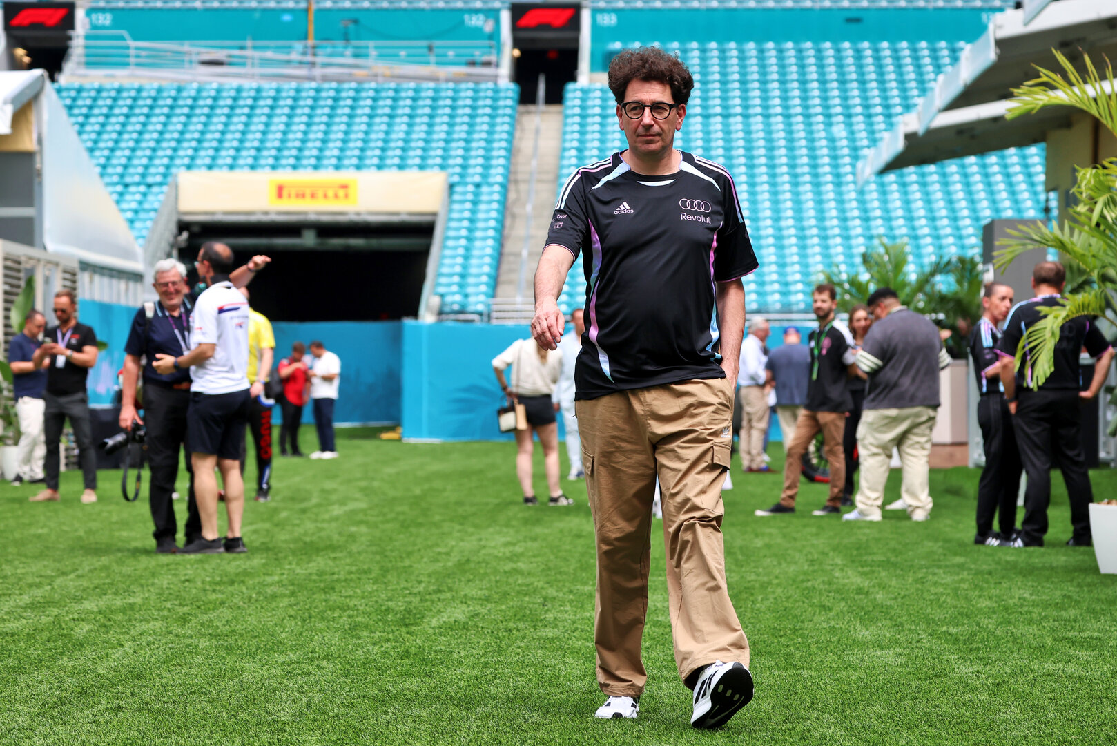 GP MIAMI, Mattia Binotto (ITA) Audi F1 Team Motorsport Chief Operating e Chief Technical Officer.
30.04.2026. Formula 1 World Championship, Rd 4, Miami Grand Prix, Miami, Florida, USA, Preparation Day.
 - www.xpbimages.com, EMail: requests@xpbimages.com © Copyright: Rew / XPB Images