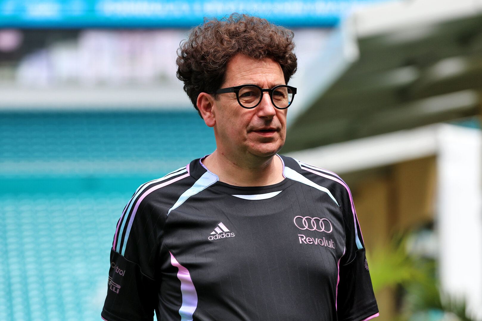 GP MIAMI, Mattia Binotto (ITA) Audi F1 Team Motorsport Chief Operating e Chief Technical Officer.
30.04.2026. Formula 1 World Championship, Rd 4, Miami Grand Prix, Miami, Florida, USA, Preparation Day.
 - www.xpbimages.com, EMail: requests@xpbimages.com © Copyright: Rew / XPB Images