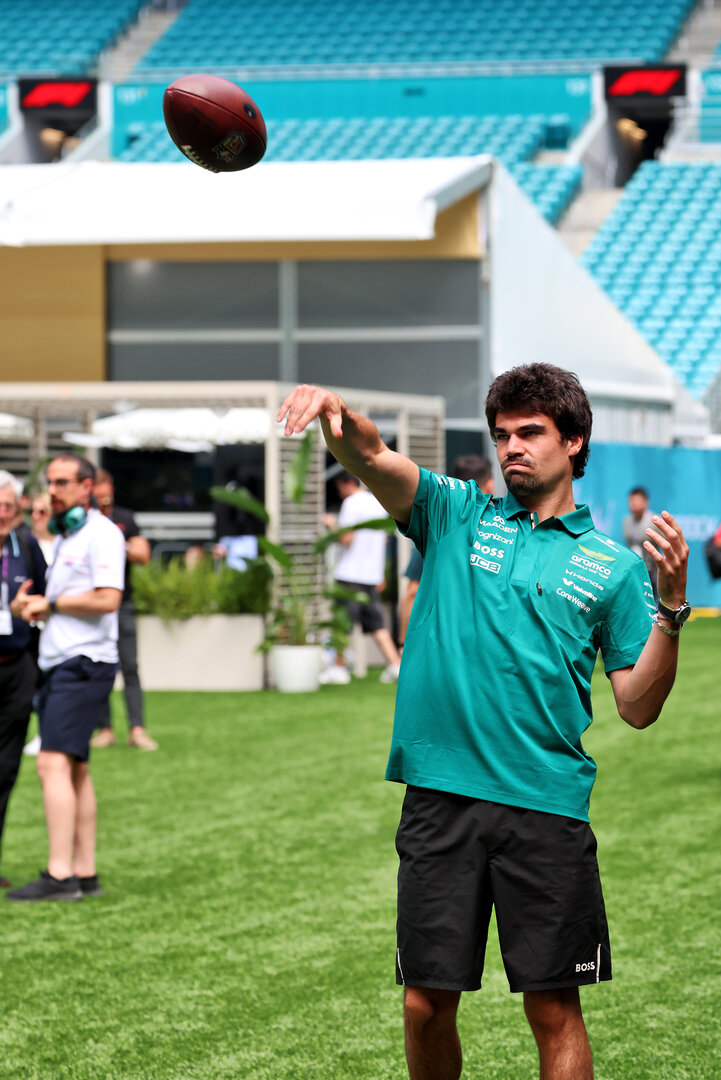 GP MIAMI, Lance Stroll (CDN) Aston Martin F1 Team.
30.04.2026. Formula 1 World Championship, Rd 4, Miami Grand Prix, Miami, Florida, USA, Preparation Day.
 - www.xpbimages.com, EMail: requests@xpbimages.com © Copyright: Rew / XPB Images