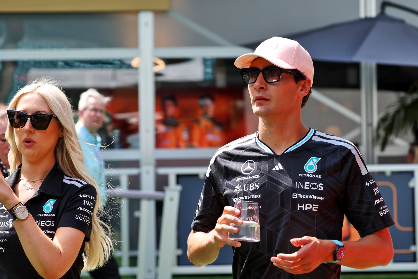 GP MIAMI, George Russell (GBR) Mercedes AMG Formula One Team.
30.04.2026. Formula 1 World Championship, Rd 4, Miami Grand Prix, Miami, Florida, USA, Preparation Day.
 - www.xpbimages.com, EMail: requests@xpbimages.com © Copyright: Rew / XPB Images