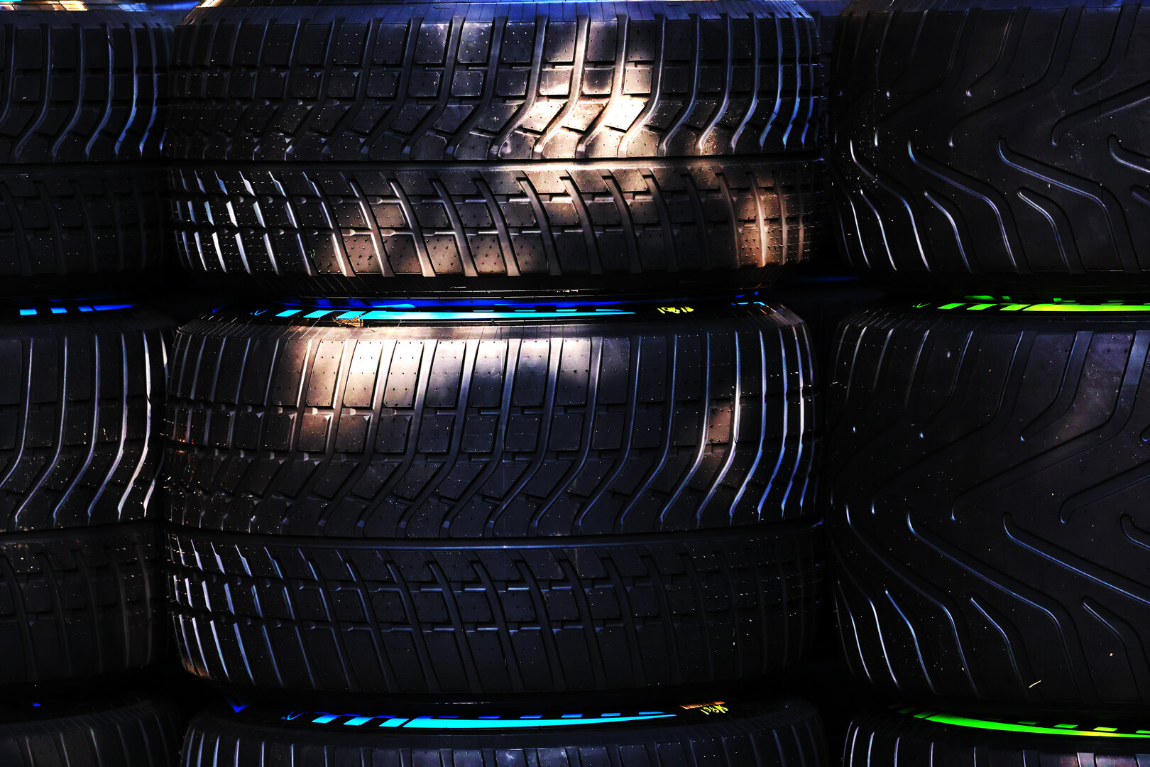 GP MIAMI, Wet Pirelli tyres.
30.04.2026. Formula 1 World Championship, Rd 4, Miami Grand Prix, Miami, Florida, USA, Preparation Day.
- www.xpbimages.com, EMail: requests@xpbimages.com © Copyright: Bearne / XPB Images