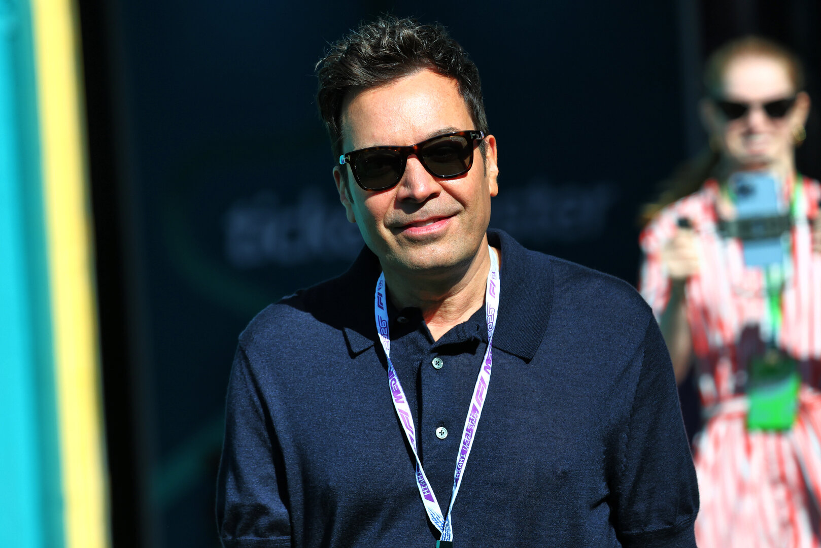 GP MIAMI, Jiummy Fallon (USA) TV Host.
01.05.2026. Formula 1 World Championship, Rd 4, Miami Grand Prix, Miami, Florida, USA, Sprint Qualifiche Day.
- www.xpbimages.com, EMail: requests@xpbimages.com © Copyright: Bearne / XPB Images