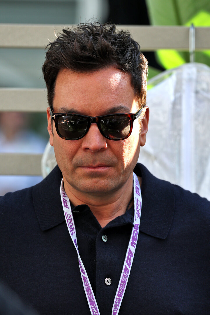 GP MIAMI, Jimmy Fallon (USA) TV Host.
01.05.2026. Formula 1 World Championship, Rd 4, Miami Grand Prix, Miami, Florida, USA, Sprint Qualifiche Day.
- www.xpbimages.com, EMail: requests@xpbimages.com © Copyright: Moy / XPB Images