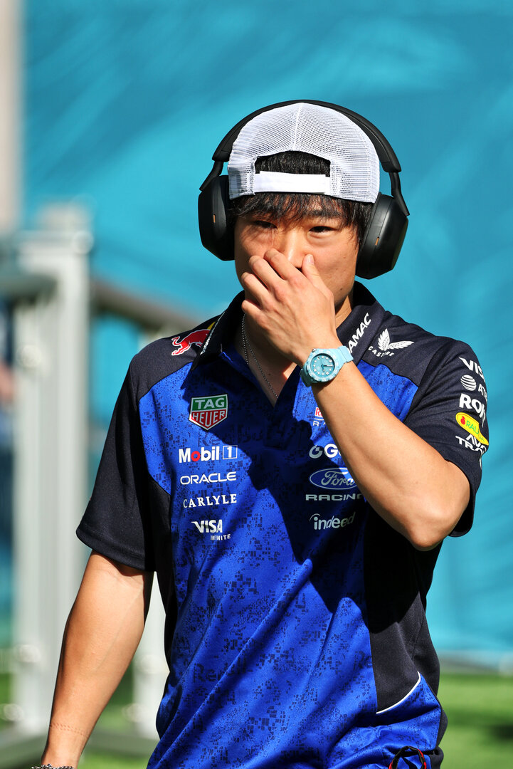 GP MIAMI, Yuki Tsunoda (JPN) Red Bull Racing e Racing Bulls Reserve Driver.
01.05.2026. Formula 1 World Championship, Rd 4, Miami Grand Prix, Miami, Florida, USA, Sprint Qualifiche Day.
- www.xpbimages.com, EMail: requests@xpbimages.com © Copyright: Moy / XPB Images