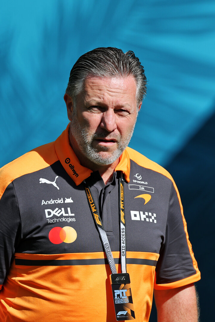 GP MIAMI, Zak Brown (USA) McLaren F1 Team Executive Director.
01.05.2026. Formula 1 World Championship, Rd 4, Miami Grand Prix, Miami, Florida, USA, Sprint Qualifiche Day.
- www.xpbimages.com, EMail: requests@xpbimages.com © Copyright: Moy / XPB Images