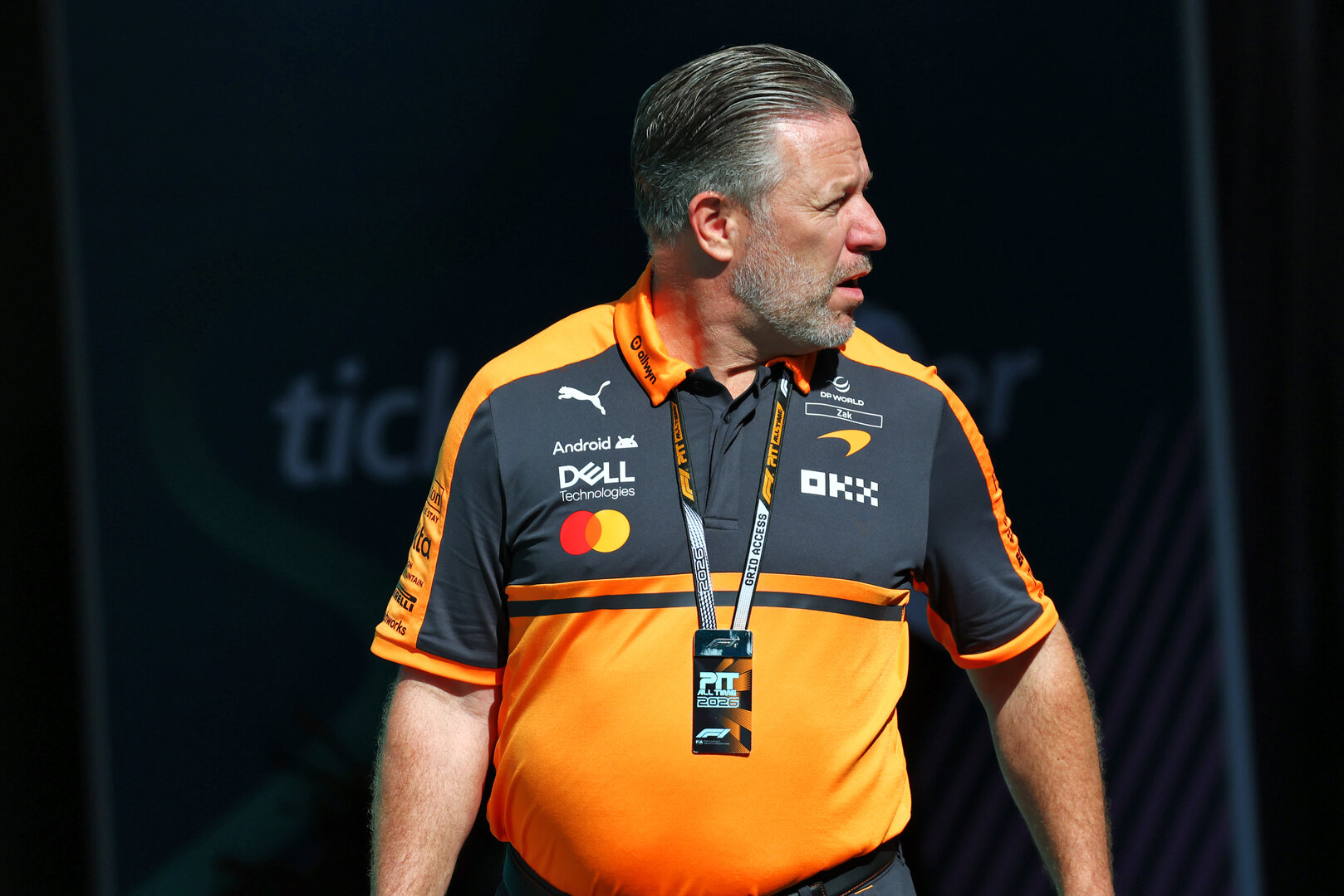 GP MIAMI, Zak Brown (USA) McLaren F1 Team Executive Director.
01.05.2026. Formula 1 World Championship, Rd 4, Miami Grand Prix, Miami, Florida, USA, Sprint Qualifiche Day.
- www.xpbimages.com, EMail: requests@xpbimages.com © Copyright: Bearne / XPB Images