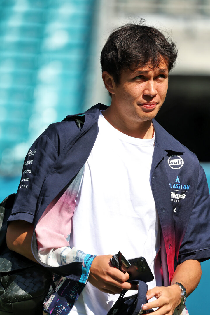 GP MIAMI, Alexander Albon (THA) Williams F1 Team.
01.05.2026. Formula 1 World Championship, Rd 4, Miami Grand Prix, Miami, Florida, USA, Sprint Qualifiche Day.
- www.xpbimages.com, EMail: requests@xpbimages.com © Copyright: Dunbar / XPB Images