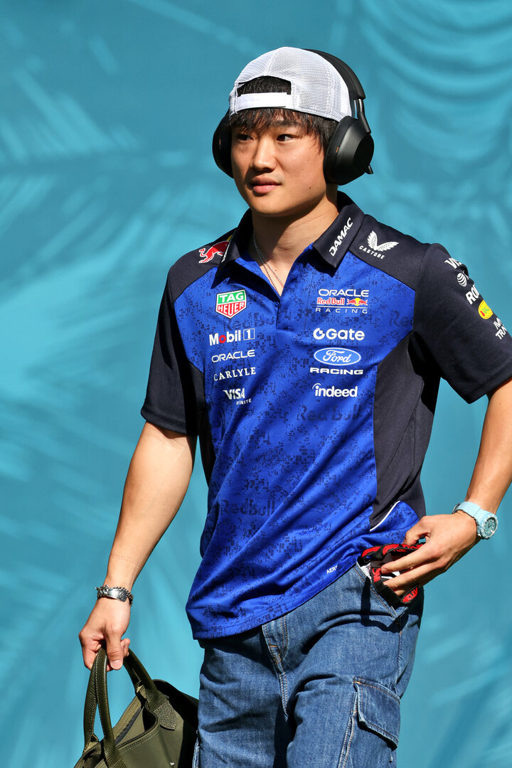 GP MIAMI, Yuki Tsunoda (JPN) Red Bull Racing e Racing Bulls Reserve Driver.
01.05.2026. Formula 1 World Championship, Rd 4, Miami Grand Prix, Miami, Florida, USA, Sprint Qualifiche Day.
- www.xpbimages.com, EMail: requests@xpbimages.com © Copyright: Dunbar / XPB Images