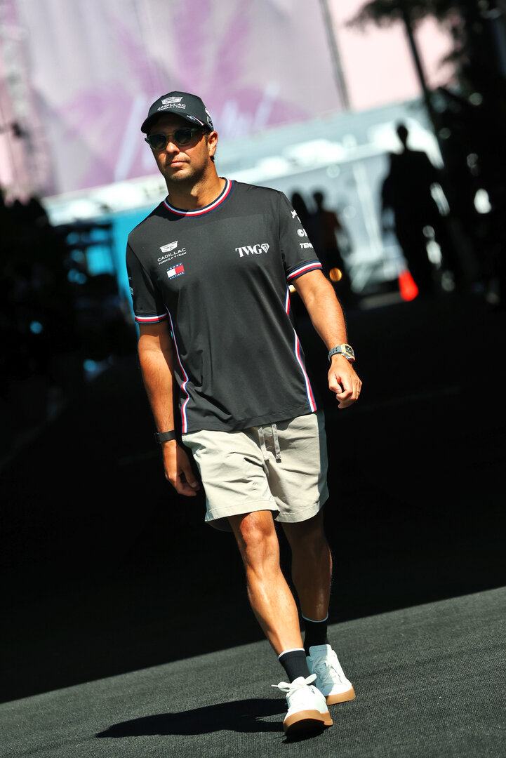 GP MIAMI, Sergio Perez (MEX) Cadillac Formula 1 Team.
01.05.2026. Formula 1 World Championship, Rd 4, Miami Grand Prix, Miami, Florida, USA, Sprint Qualifiche Day.
- www.xpbimages.com, EMail: requests@xpbimages.com © Copyright: Bearne / XPB Images