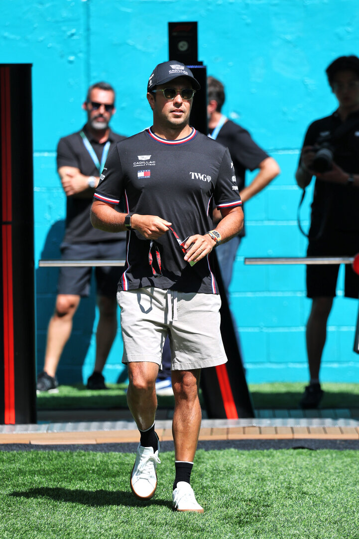 GP MIAMI, Sergio Perez (MEX) Cadillac Formula 1 Team.
01.05.2026. Formula 1 World Championship, Rd 4, Miami Grand Prix, Miami, Florida, USA, Sprint Qualifiche Day.
- www.xpbimages.com, EMail: requests@xpbimages.com © Copyright: Moy / XPB Images