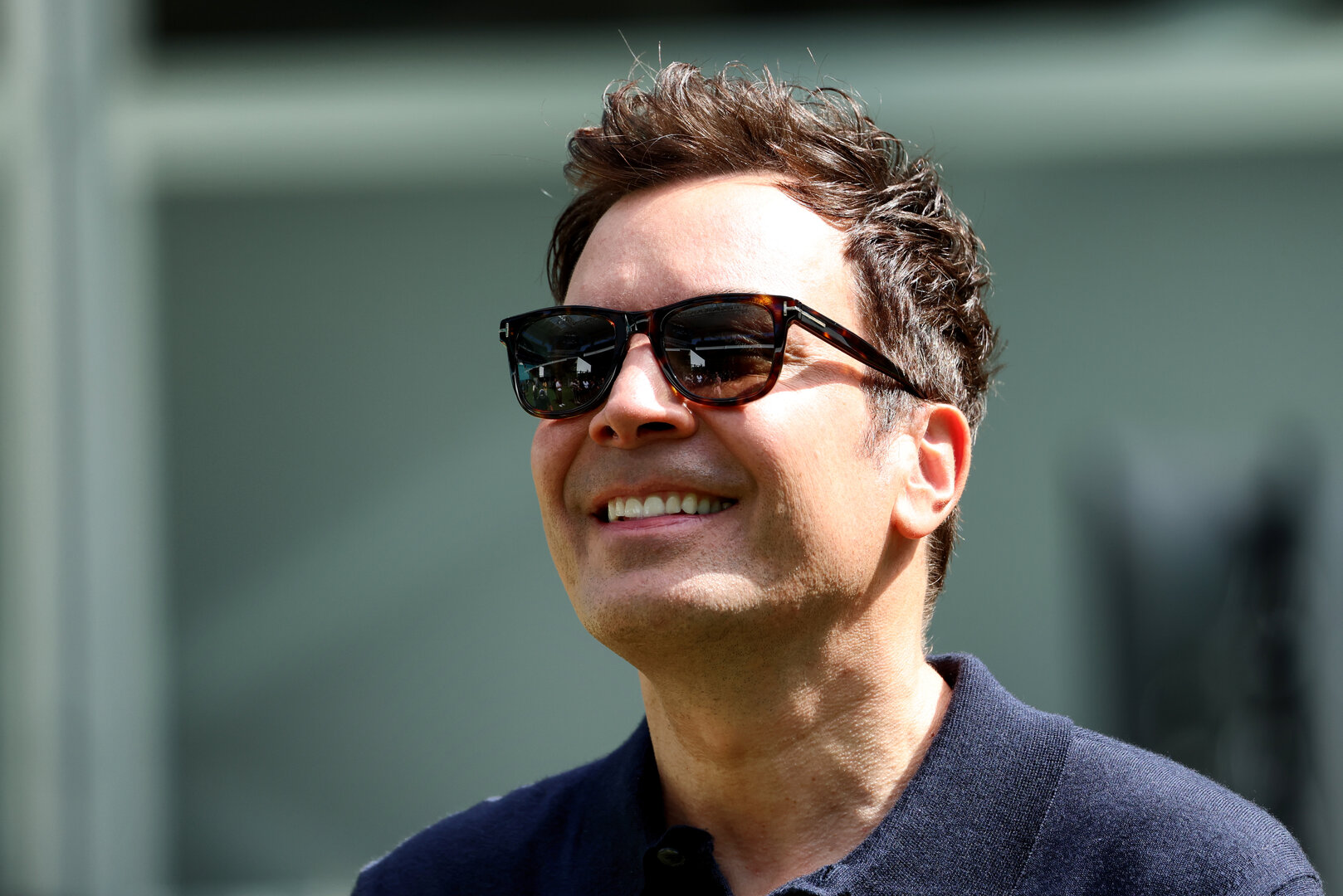 GP MIAMI, Jimmy Fallon (USA) TV Host.
01.05.2026. Formula 1 World Championship, Rd 4, Miami Grand Prix, Miami, Florida, USA, Sprint Qualifiche Day.
 - www.xpbimages.com, EMail: requests@xpbimages.com © Copyright: Rew / XPB Images