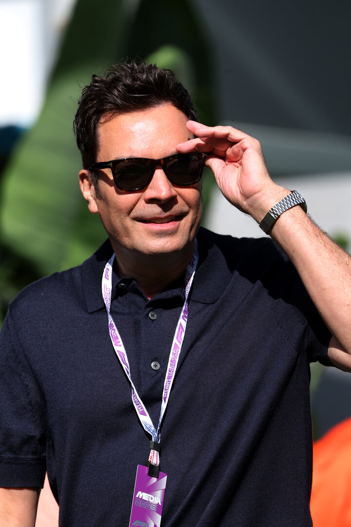 GP MIAMI, Jimmy Fallon (USA) TV Host.
01.05.2026. Formula 1 World Championship, Rd 4, Miami Grand Prix, Miami, Florida, USA, Sprint Qualifiche Day.
- www.xpbimages.com, EMail: requests@xpbimages.com © Copyright: Dunbar / XPB Images