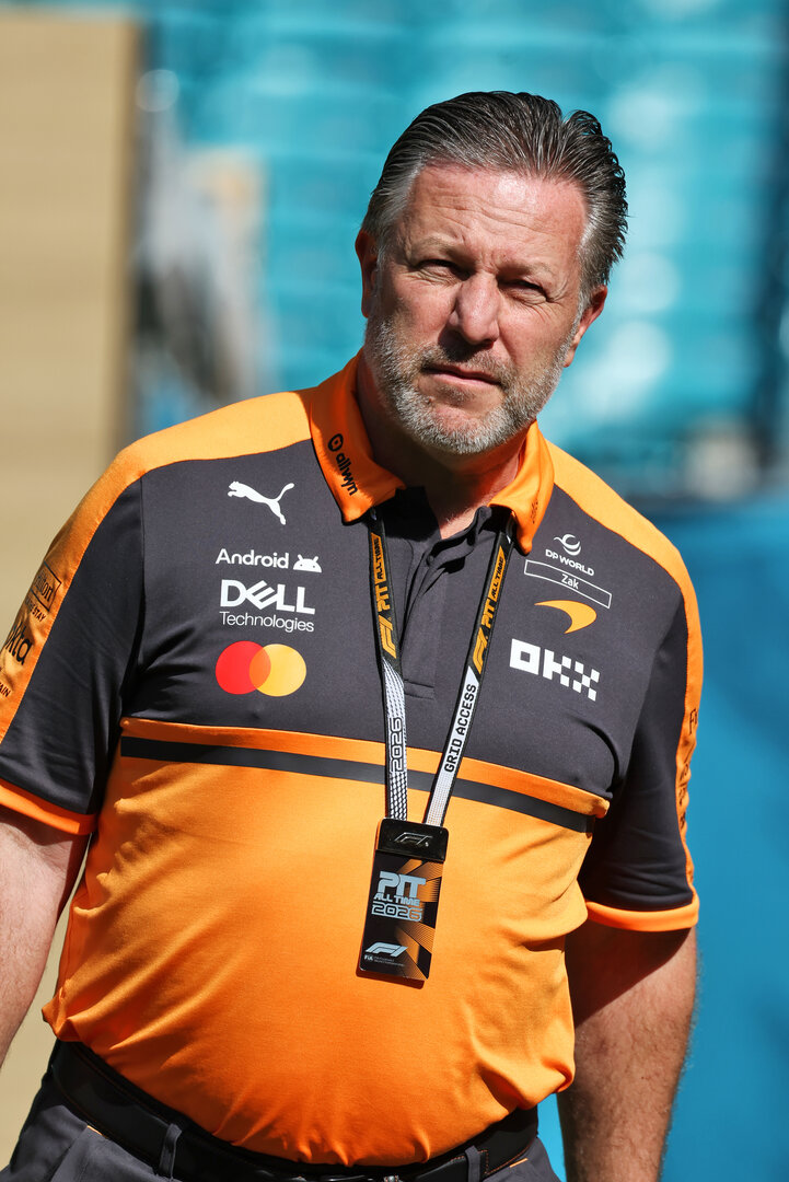 GP MIAMI, Zak Brown (USA) McLaren F1 Team Executive Director.
01.05.2026. Formula 1 World Championship, Rd 4, Miami Grand Prix, Miami, Florida, USA, Sprint Qualifiche Day.
- www.xpbimages.com, EMail: requests@xpbimages.com © Copyright: Dunbar / XPB Images