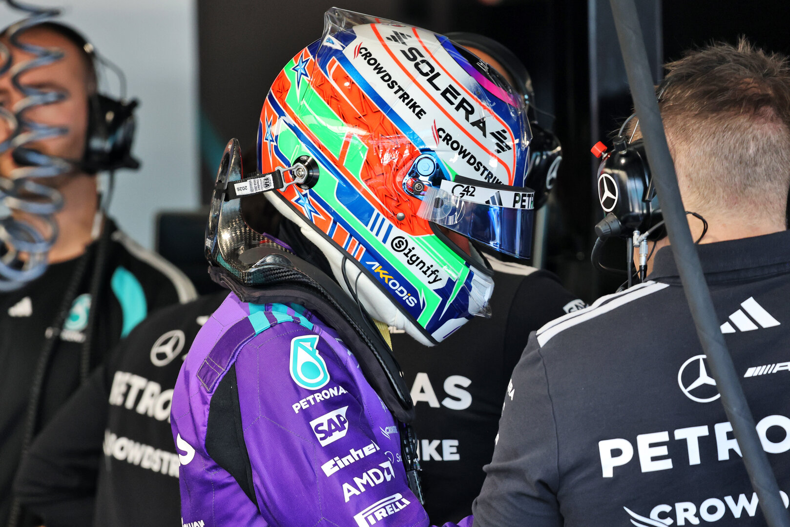 GP MIAMI, Andrea Kimi Antonelli (ITA) Mercedes AMG Formula One Team.
01.05.2026. Formula 1 World Championship, Rd 4, Miami Grand Prix, Miami, Florida, USA, Sprint Qualifiche Day.
- www.xpbimages.com, EMail: requests@xpbimages.com © Copyright: Batchelor / XPB Images
