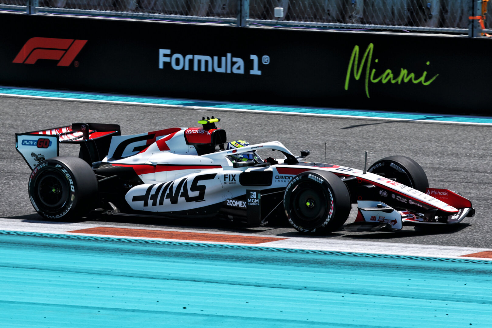 GP MIAMI, Oliver Bearman (GBR) Haas F1 Team VF-26.
01.05.2026. Formula 1 World Championship, Rd 4, Miami Grand Prix, Miami, Florida, USA, Sprint Qualifiche Day.
- www.xpbimages.com, EMail: requests@xpbimages.com © Copyright: Bearne / XPB Images