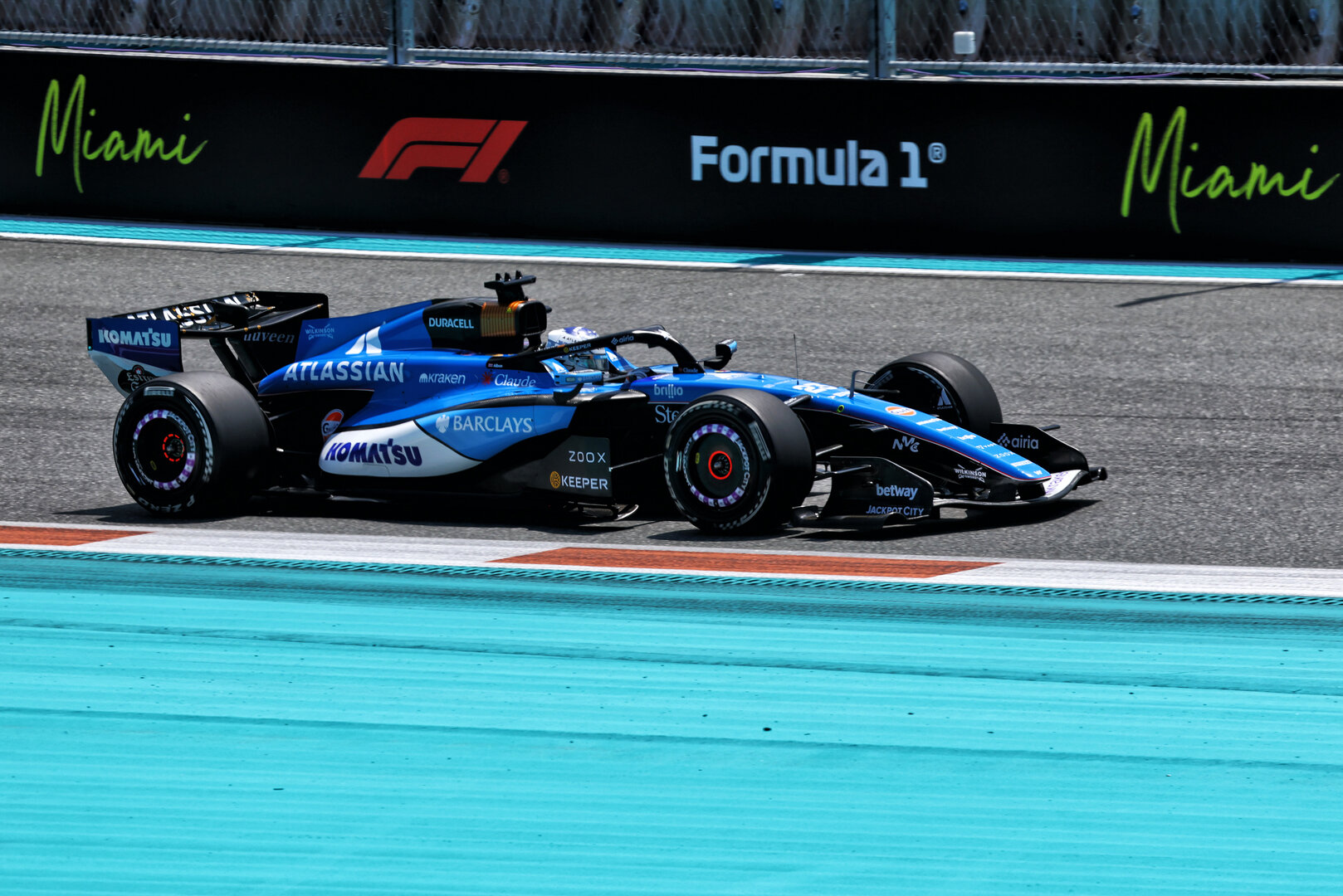 GP MIAMI, Alexander Albon (THA) Williams F1 Team FW48.
01.05.2026. Formula 1 World Championship, Rd 4, Miami Grand Prix, Miami, Florida, USA, Sprint Qualifiche Day.
- www.xpbimages.com, EMail: requests@xpbimages.com © Copyright: Bearne / XPB Images