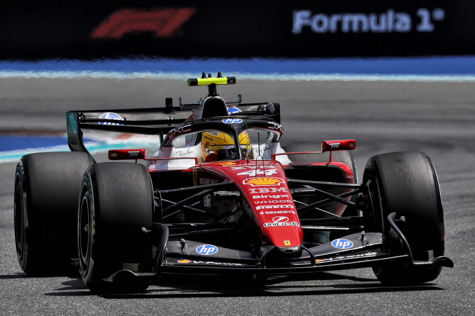 GP MIAMI, Lewis Hamilton (GBR) Ferrari SF-26.
01.05.2026. Formula 1 World Championship, Rd 4, Miami Grand Prix, Miami, Florida, USA, Sprint Qualifiche Day.
- www.xpbimages.com, EMail: requests@xpbimages.com © Copyright: Dunbar / XPB Images
