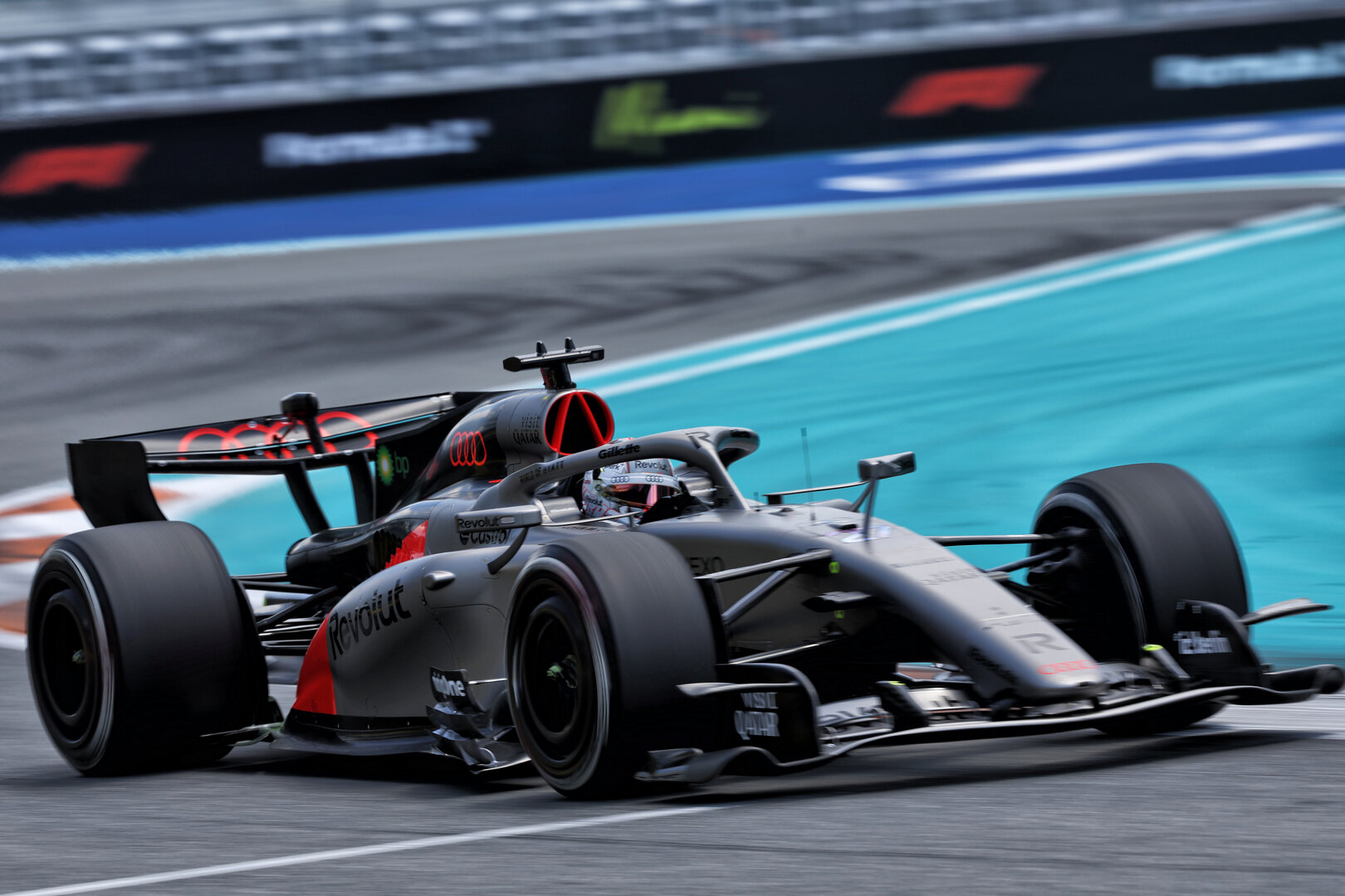 GP MIAMI, Nico Hulkenberg (GER) Audi F1 Team R26.
01.05.2026. Formula 1 World Championship, Rd 4, Miami Grand Prix, Miami, Florida, USA, Sprint Qualifiche Day.
- www.xpbimages.com, EMail: requests@xpbimages.com © Copyright: Dunbar / XPB Images