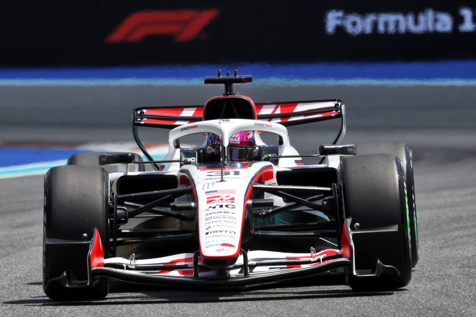 GP MIAMI, Esteban Ocon (FRA) Haas F1 Team VF-26.
01.05.2026. Formula 1 World Championship, Rd 4, Miami Grand Prix, Miami, Florida, USA, Sprint Qualifiche Day.
- www.xpbimages.com, EMail: requests@xpbimages.com © Copyright: Dunbar / XPB Images