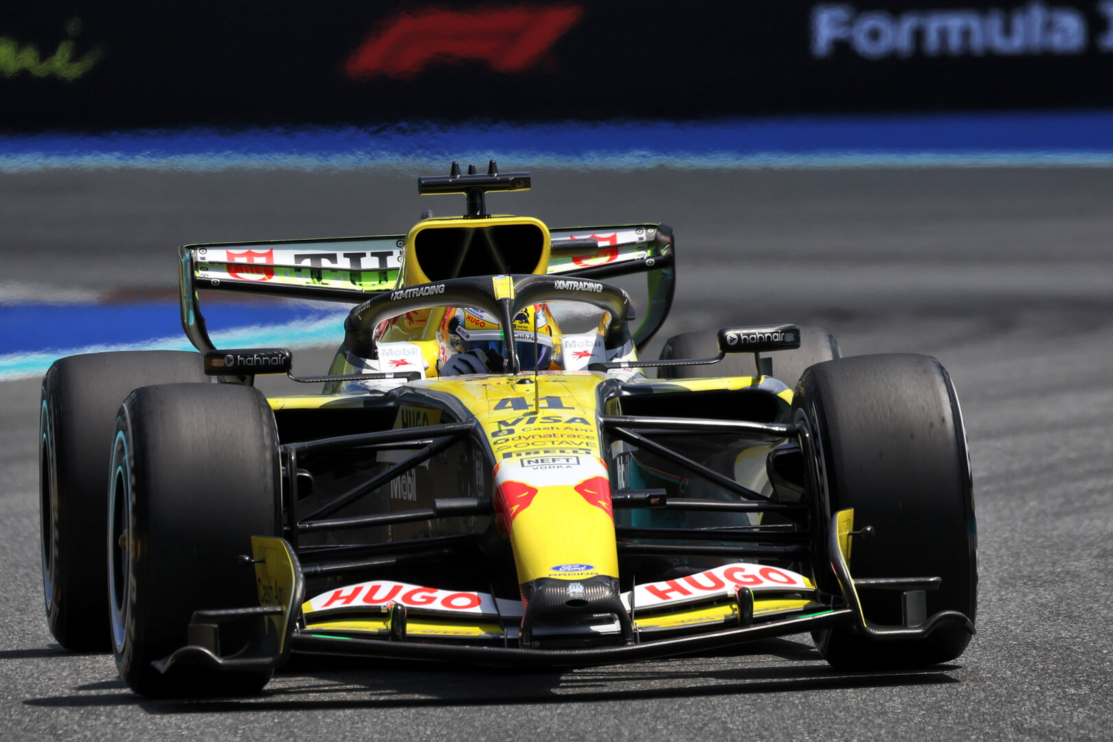GP MIAMI, Arvid Lindblad (GBR) Racing Bulls Formula One Team VCARB 03.
01.05.2026. Formula 1 World Championship, Rd 4, Miami Grand Prix, Miami, Florida, USA, Sprint Qualifiche Day.
- www.xpbimages.com, EMail: requests@xpbimages.com © Copyright: Dunbar / XPB Images
