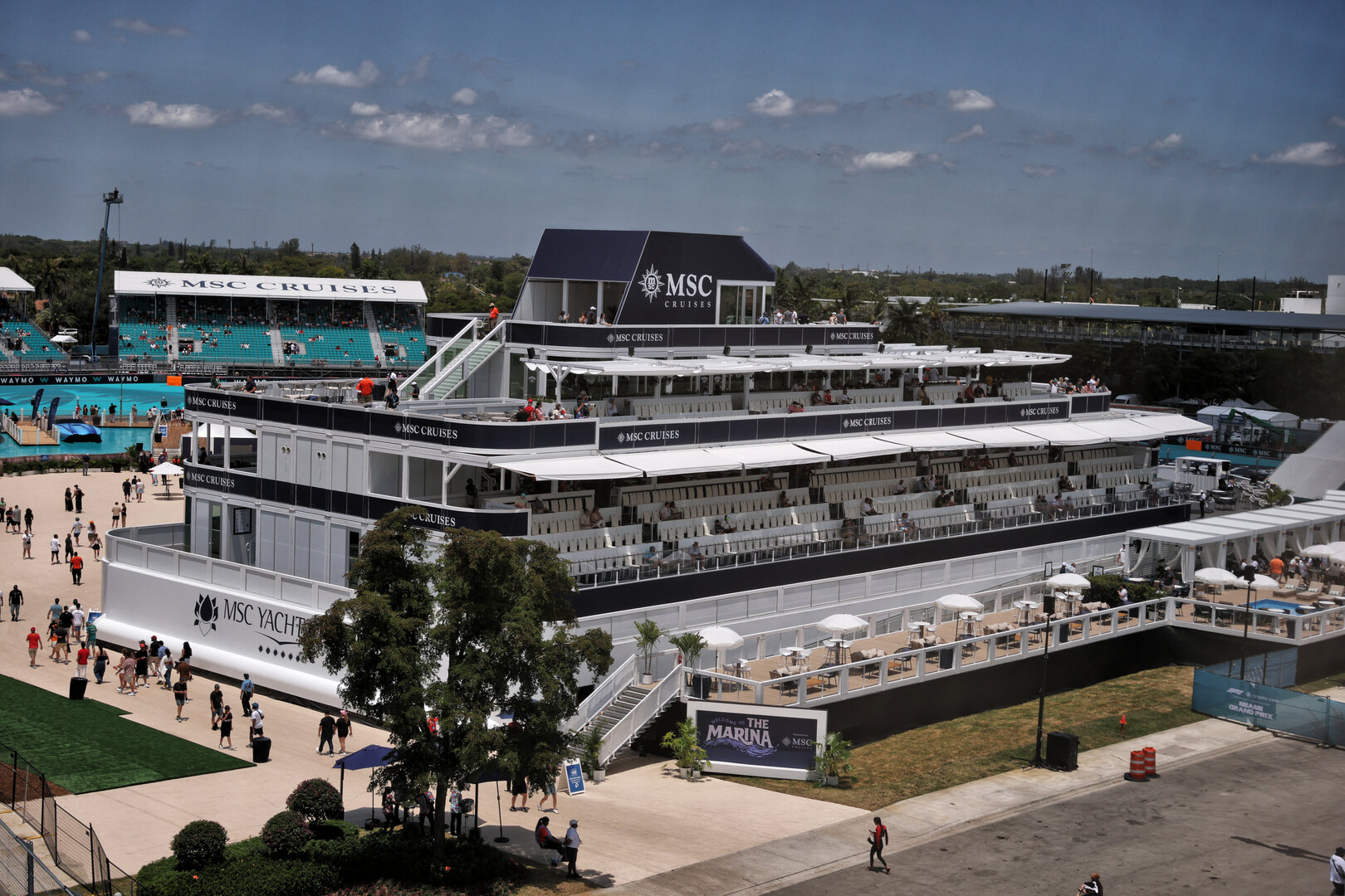 GP MIAMI, Circuit Atmosfera - MSC Cruises.
01.05.2026. Formula 1 World Championship, Rd 4, Miami Grand Prix, Miami, Florida, USA, Sprint Qualifiche Day.
- www.xpbimages.com, EMail: requests@xpbimages.com © Copyright: Moy / XPB Images