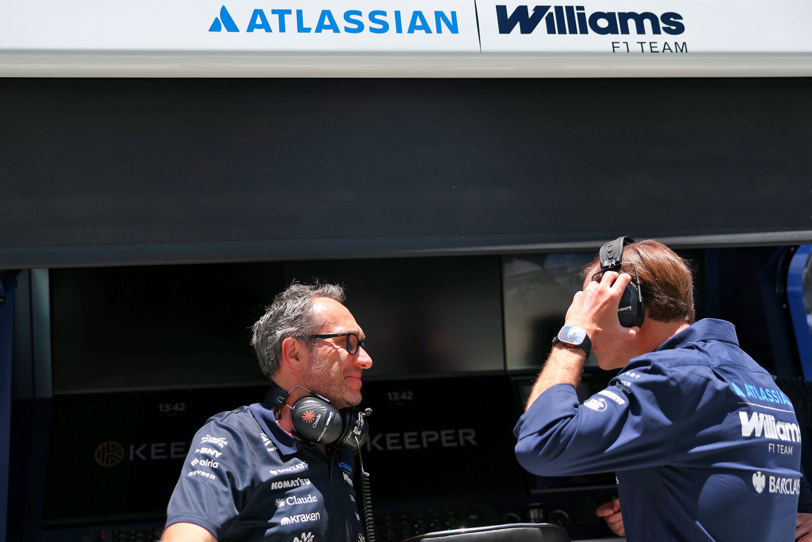 GP MIAMI, Sven Smeets (GER) Williams F1 Team Sporting Director.
01.05.2026. Formula 1 World Championship, Rd 4, Miami Grand Prix, Miami, Florida, USA, Sprint Qualifiche Day.
- www.xpbimages.com, EMail: requests@xpbimages.com © Copyright: Bearne / XPB Images