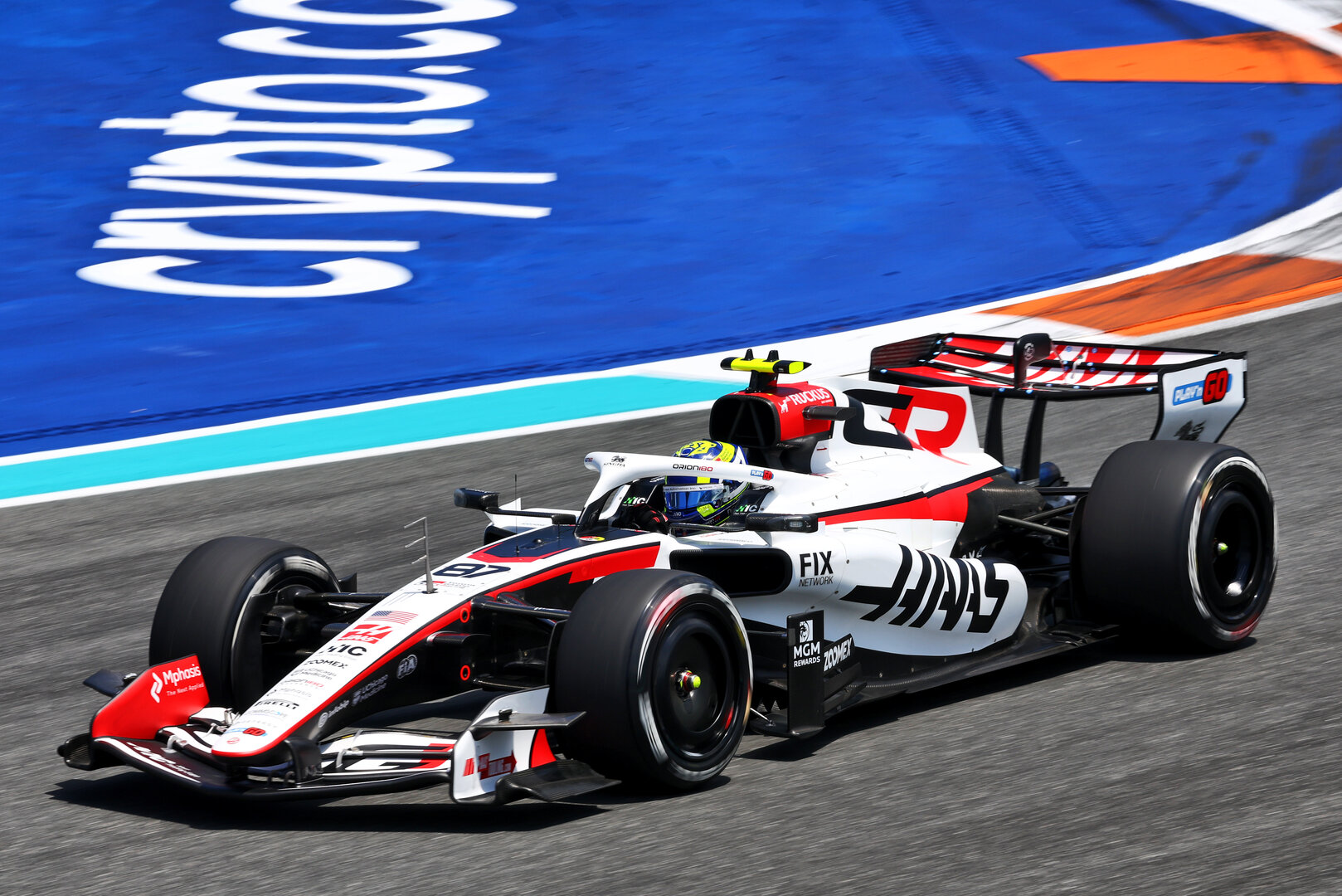 GP MIAMI, Oliver Bearman (GBR) Haas F1 Team VF-26.
01.05.2026. Formula 1 World Championship, Rd 4, Miami Grand Prix, Miami, Florida, USA, Sprint Qualifiche Day.
- www.xpbimages.com, EMail: requests@xpbimages.com © Copyright: Patching / XPB Images
