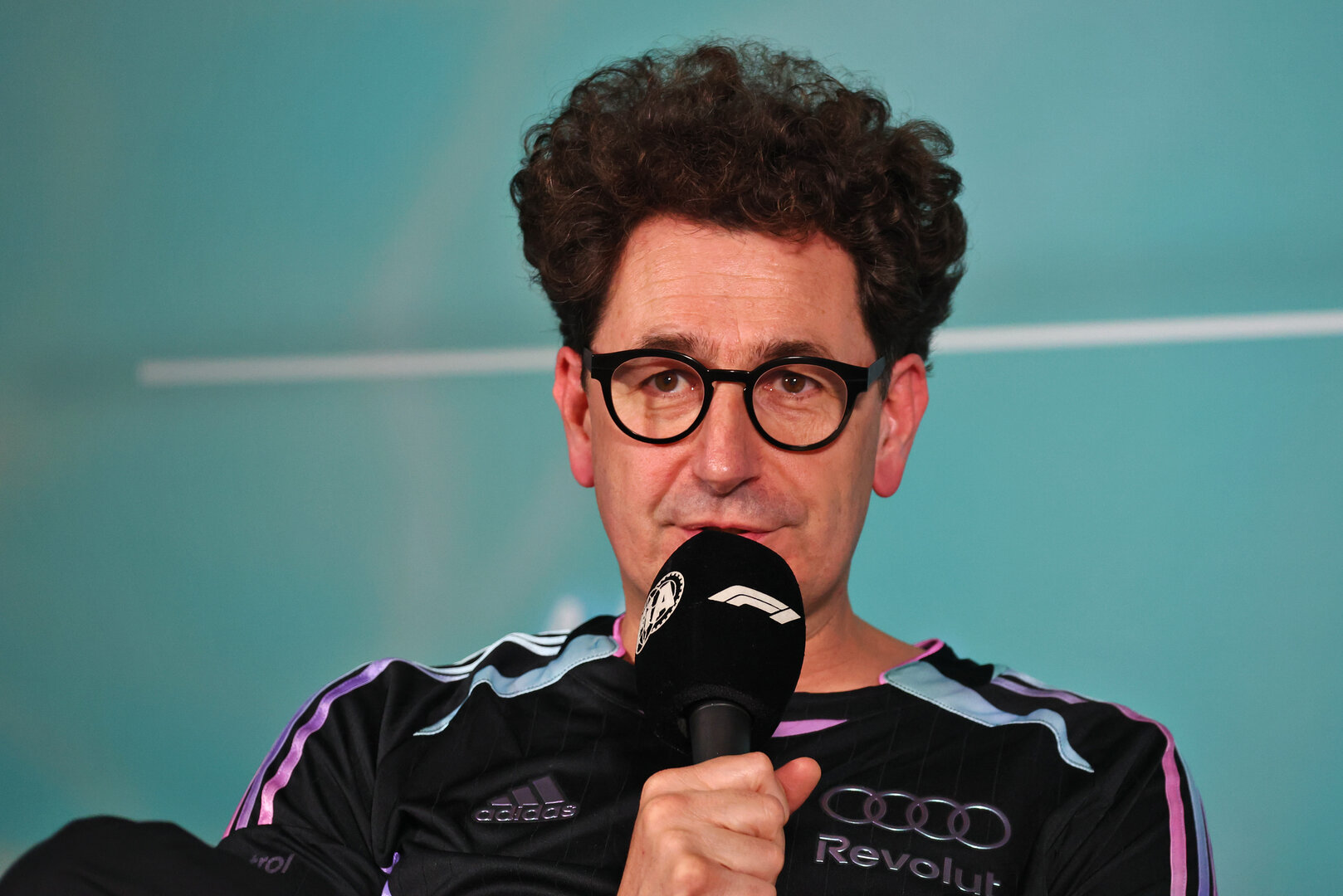 GP MIAMI, Mattia Binotto (ITA) Audi F1 Team Motorsport Chief Operating e Chief Technical Officer in the FIA Press Conference.
01.05.2026. Formula 1 World Championship, Rd 4, Miami Grand Prix, Miami, Florida, USA, Sprint Qualifiche Day.
- www.xpbimages.com, EMail: requests@xpbimages.com © Copyright: Bearne / XPB Images