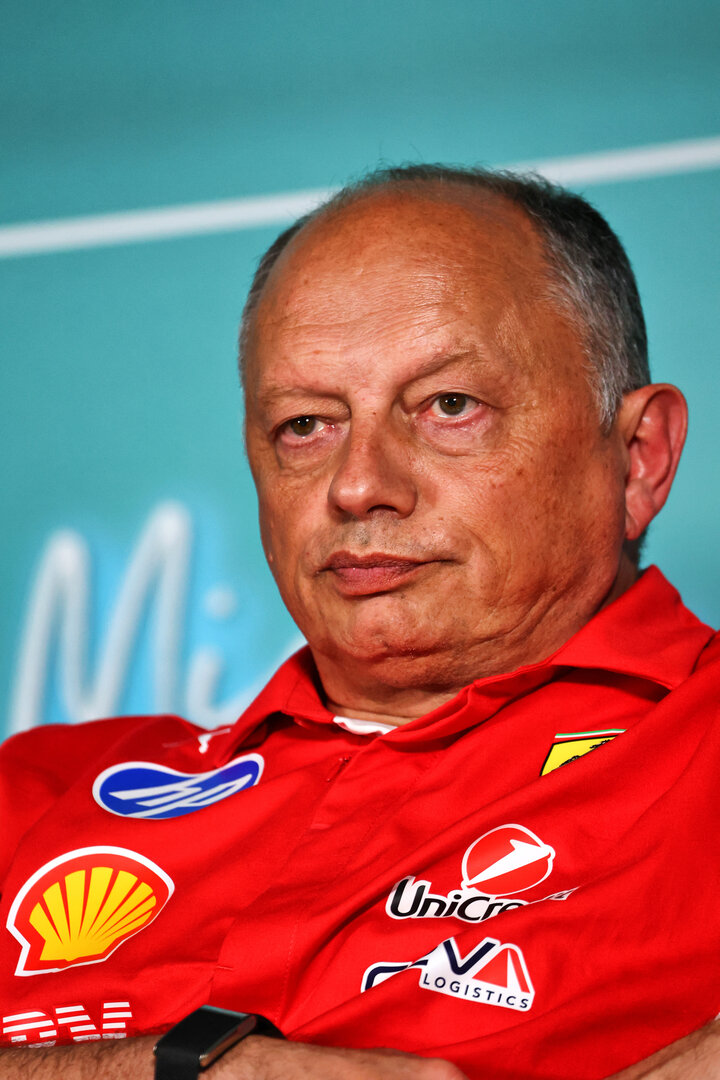 GP MIAMI, Frederic Vasseur (FRA) Ferrari Team Principal in the FIA Press Conference.
01.05.2026. Formula 1 World Championship, Rd 4, Miami Grand Prix, Miami, Florida, USA, Sprint Qualifiche Day.
- www.xpbimages.com, EMail: requests@xpbimages.com © Copyright: Bearne / XPB Images
