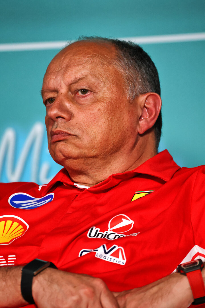 GP MIAMI, Frederic Vasseur (FRA) Ferrari Team Principal in the FIA Press Conference.
01.05.2026. Formula 1 World Championship, Rd 4, Miami Grand Prix, Miami, Florida, USA, Sprint Qualifiche Day.
- www.xpbimages.com, EMail: requests@xpbimages.com © Copyright: Bearne / XPB Images